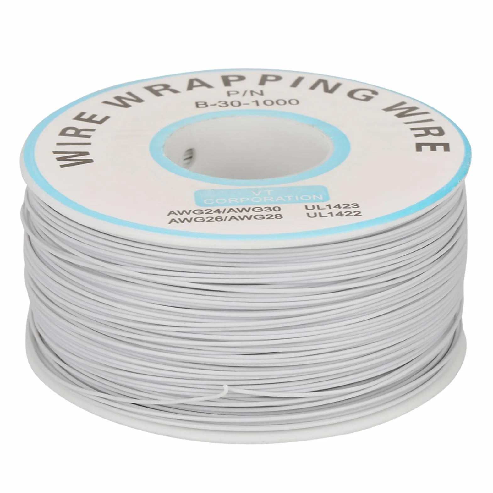 Drut Miedziany Cynowany 30AWG 0,25mm Izolowany Silikonem 200m Biały do Lutowania PCB Kabel Elektryczny dla Elektroniki Akcesoria Elektroniczne Przewód Lutowalny