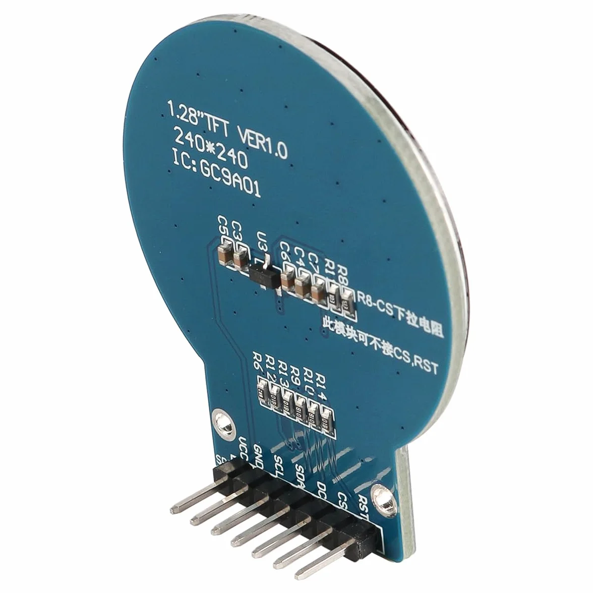 2 SZTUK 1,28 calowy wyświetlacz LCD TFT dla Arduino RGB IPS kolorowy ekran SPI goły okrągły ekran -GC9A01