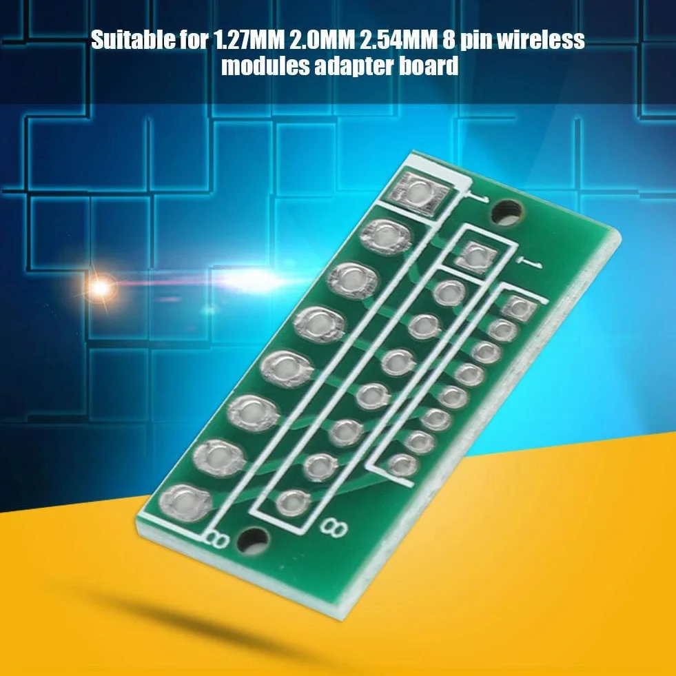10 sztuk 1.27MM 2.0MM 2.54MM płyta adaptera 8PIN do modułów bezprzewodowych