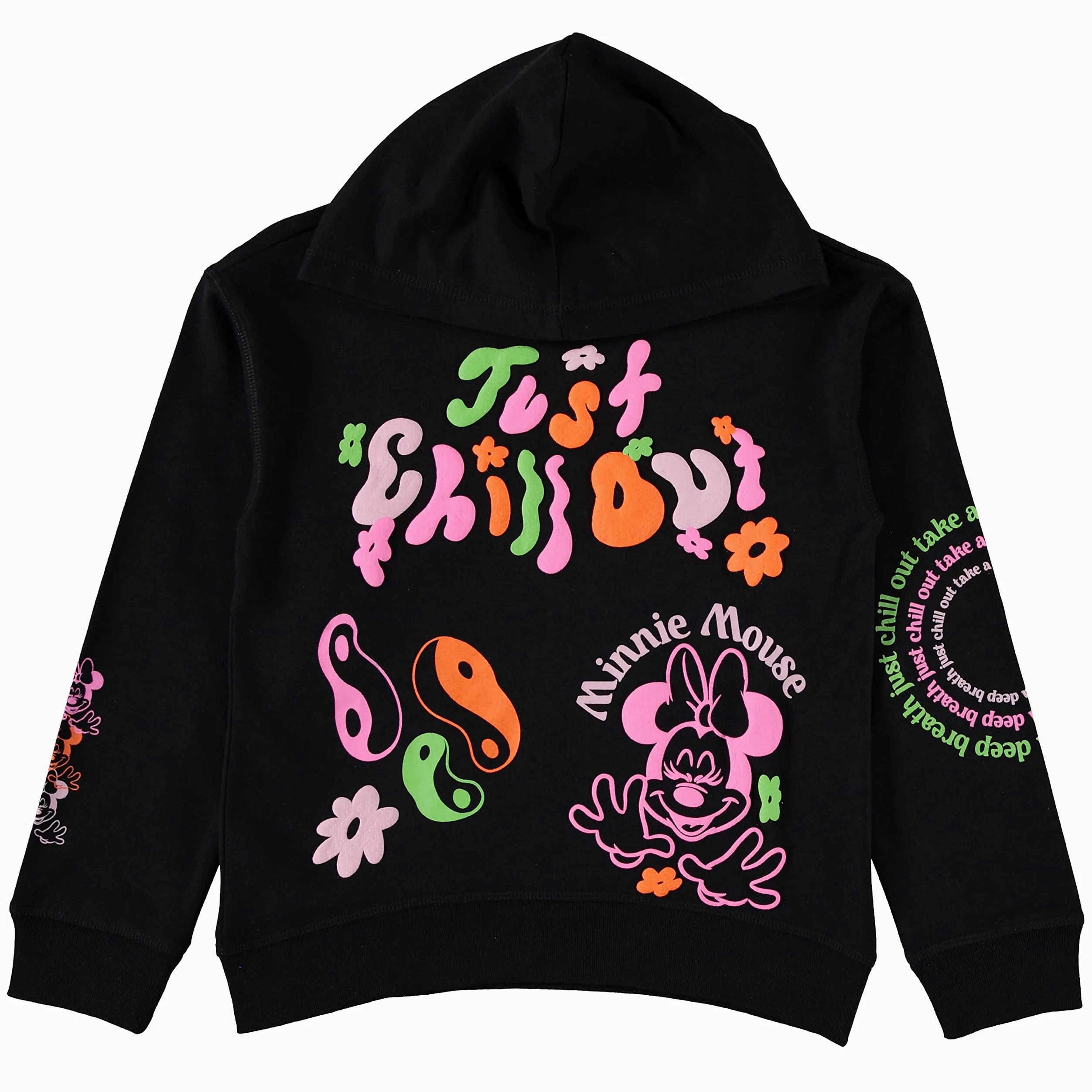 Disney Dziewczęca bluza z kapturem Myszka Minnie i zestaw ubrań do biegania - rozmiary 4-16