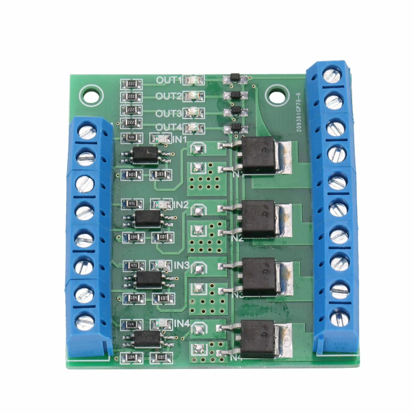 Moduł Pwm Mos Fet Tube Mosfet 4-kanałowy sterownik Plc Moduł płytki drukowanej wzmacniacza z przodu
