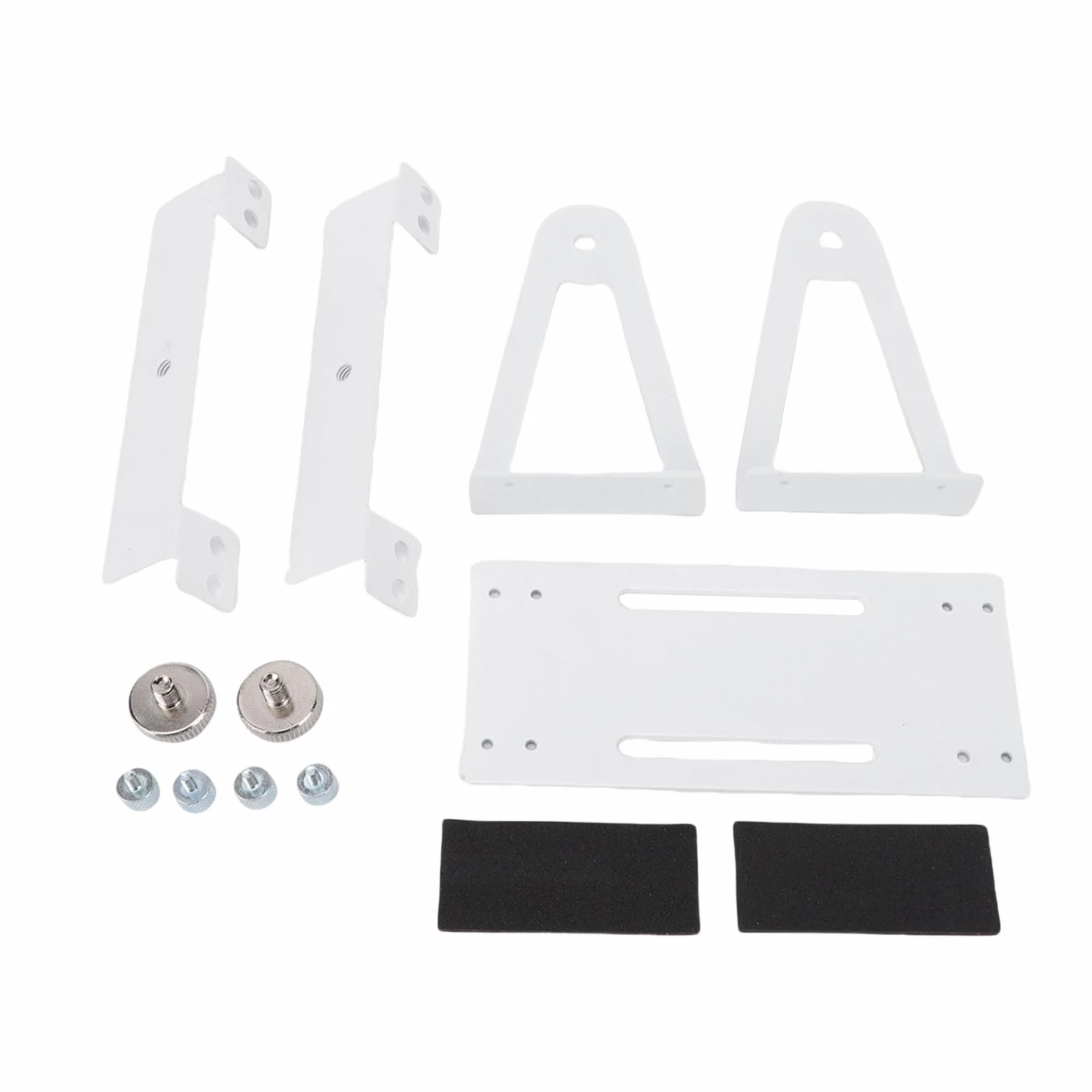 Fabater Obrotowy, Uniwersalny Uchwyt Wentylatora ze Stopu Aluminium, Regulowany Stojak o 360 Stopniach dla Wentylatorów Komputerowych 120 Mm 140 Mm, z Wstępnie Wywierconymi Otworami (WHITE)