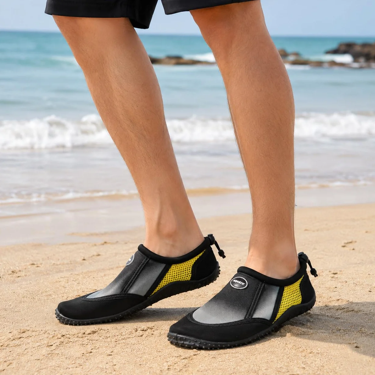 JOMIX Buty Rock Mężczyźni Buty Morze Nurkowanie Mężczyźni, Szary, 43 EU