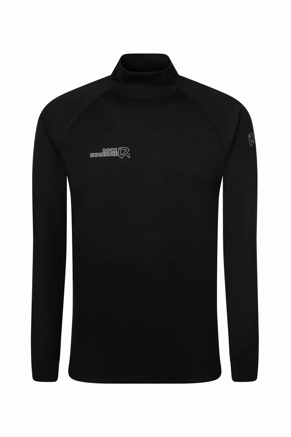 Rock Experience REMU00051-0208 Heaven Turtle Neck LS Man Koszulka męska Caviar L, kawiar, L