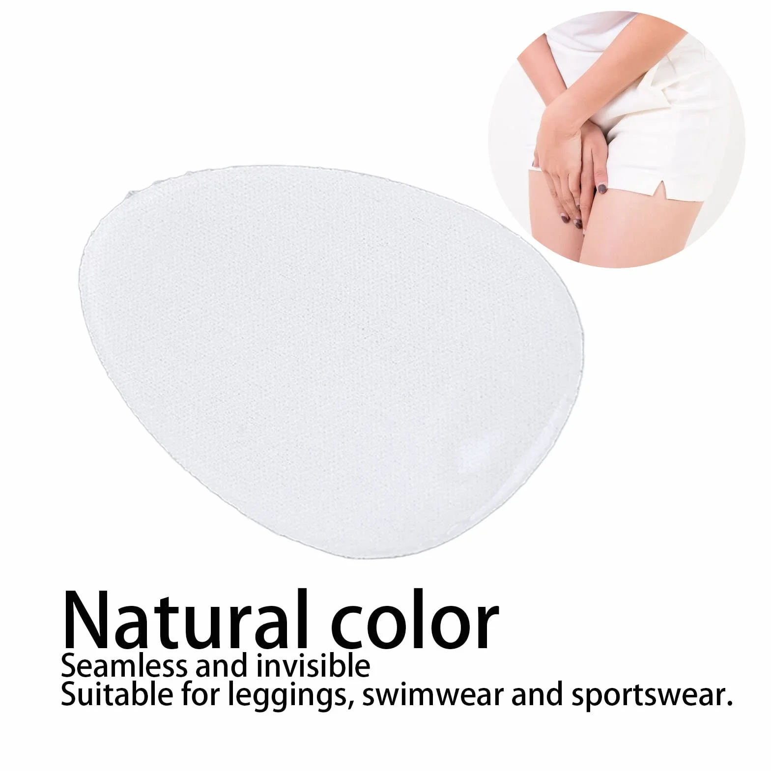 Camel Toe Concealer Wielokrotnego Użytku Bezśladowy Niewidoczny Klej Silikonowy dla Kobiet Legginsy Stroje Kąpielowe Odzież Sportowa Prywatne Pad Kobiety Miękki Klej Pokrowiec na Części Intymne do Leg