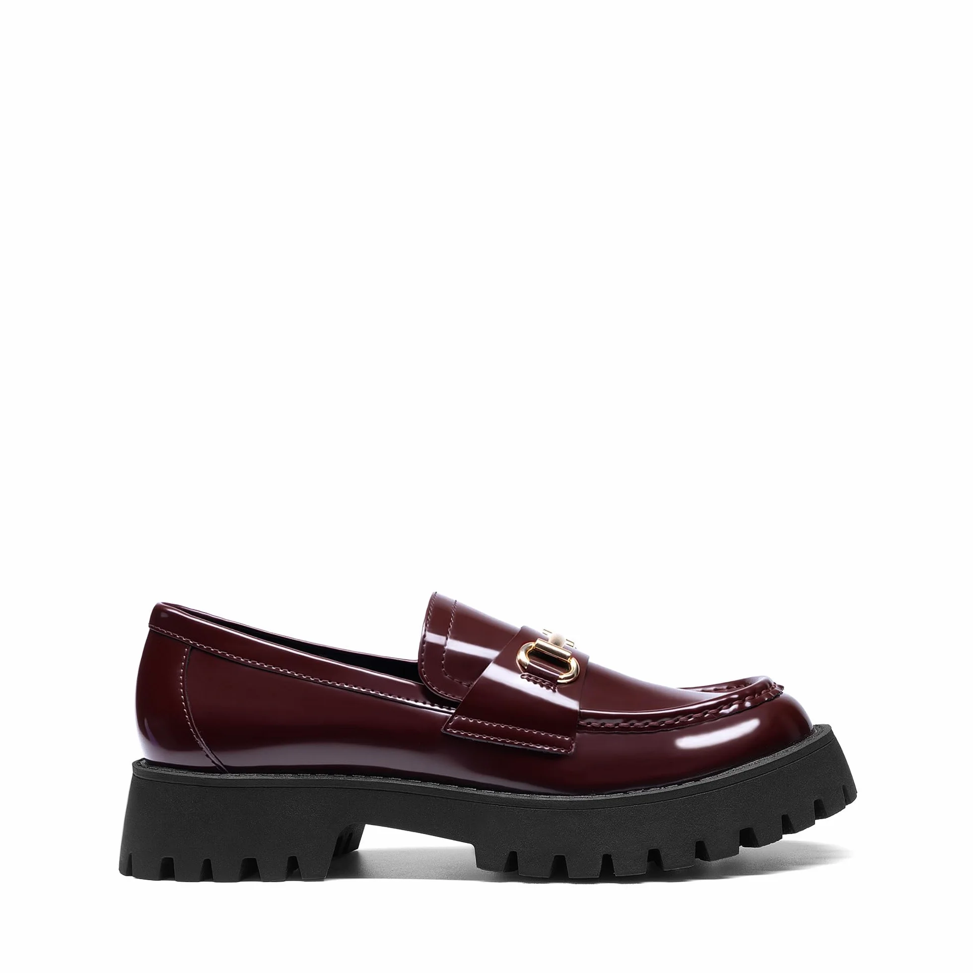 DREAM PAIRS Mokasyny damskie Platforma Grube Penny Loafer Slip On Eleganckie buty biznesowe