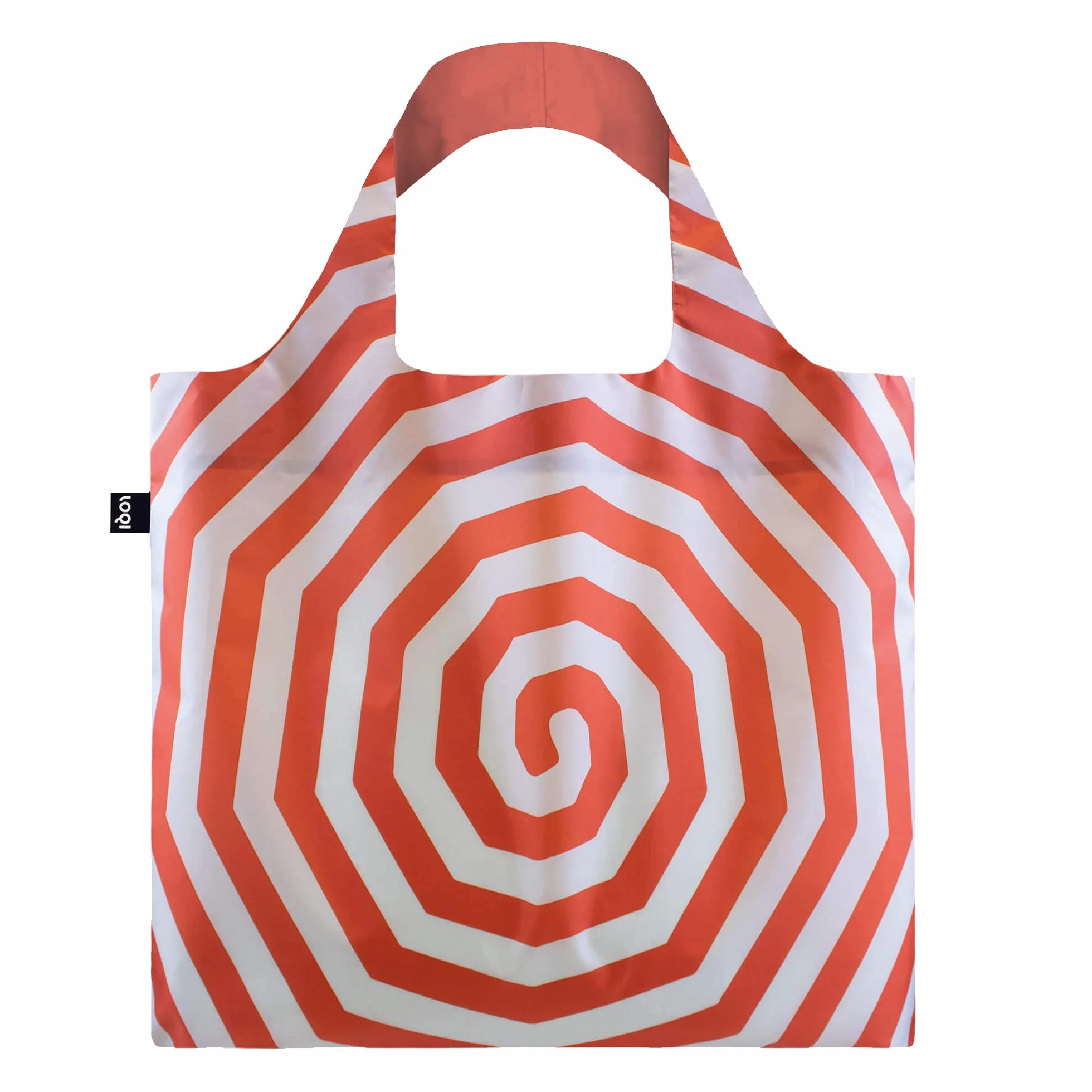 LOQI Louise Bourgeois Spirals czerwona torba z recyklingu, Lb.sr, Współczesny