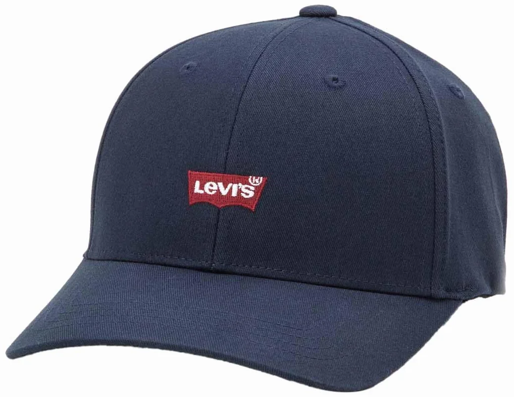 Levi's Housemark Flexfit Cap Granatowy Niebieski Uniwersalny