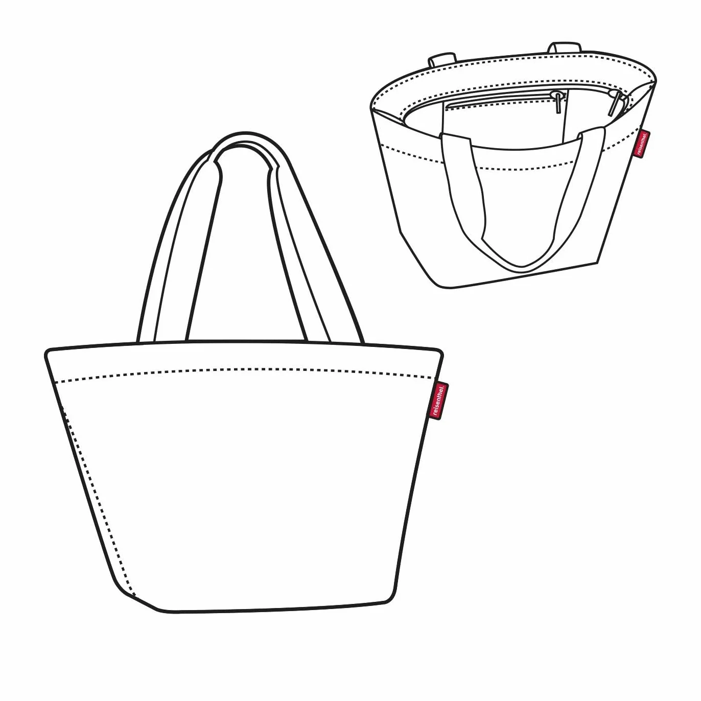 reisenthel RST.ZS6048 shopper M leo macchiato
