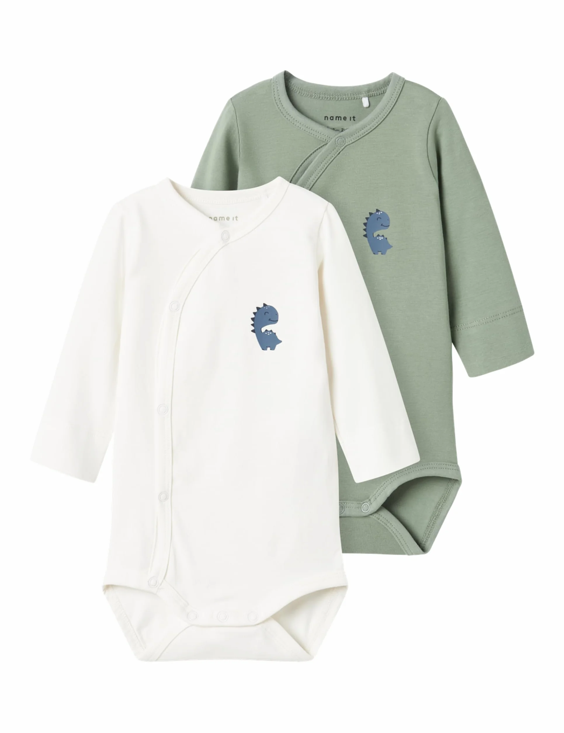 Męskie body Nbmnedrick 2P Ls Wrap Body, Lily Pad, numeric_56 (2 sztuki), Lily Pad, numeric_56