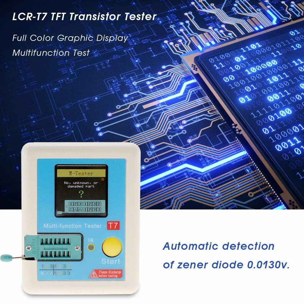 Transistor-Tester LCR-T7 TFT Transistor-Tester Farbige Grafikanzeige Multifunktions