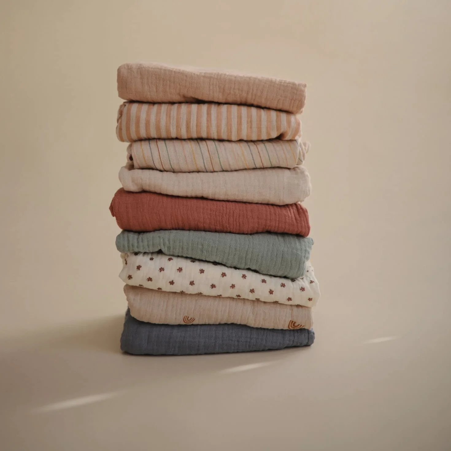 Mushie Changing Pad Cover Blush