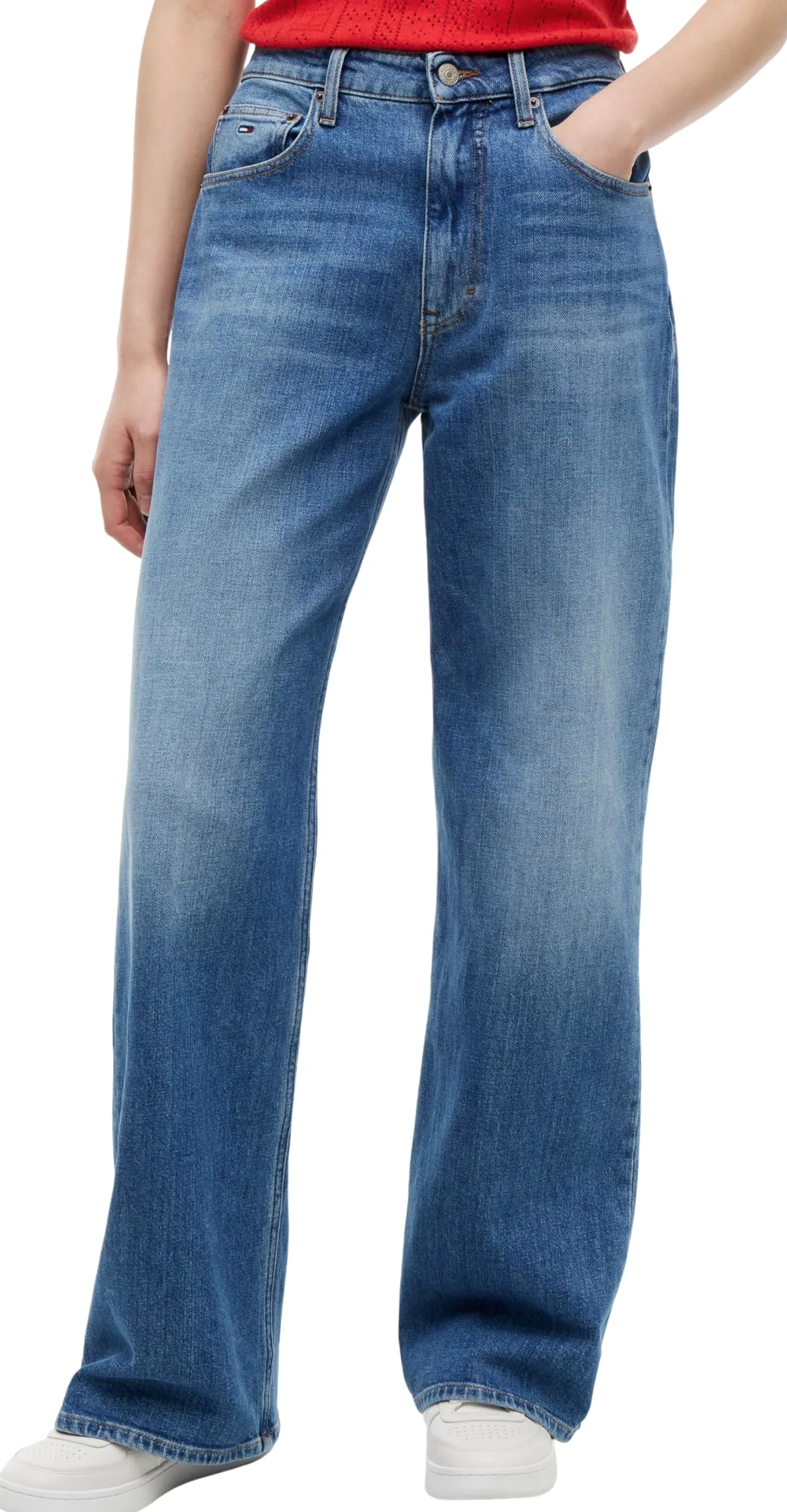 Tommy Jeans Mia Mr Rlxd Str Bi0134 Co Dw0dw20062 - Prosty Kobiety