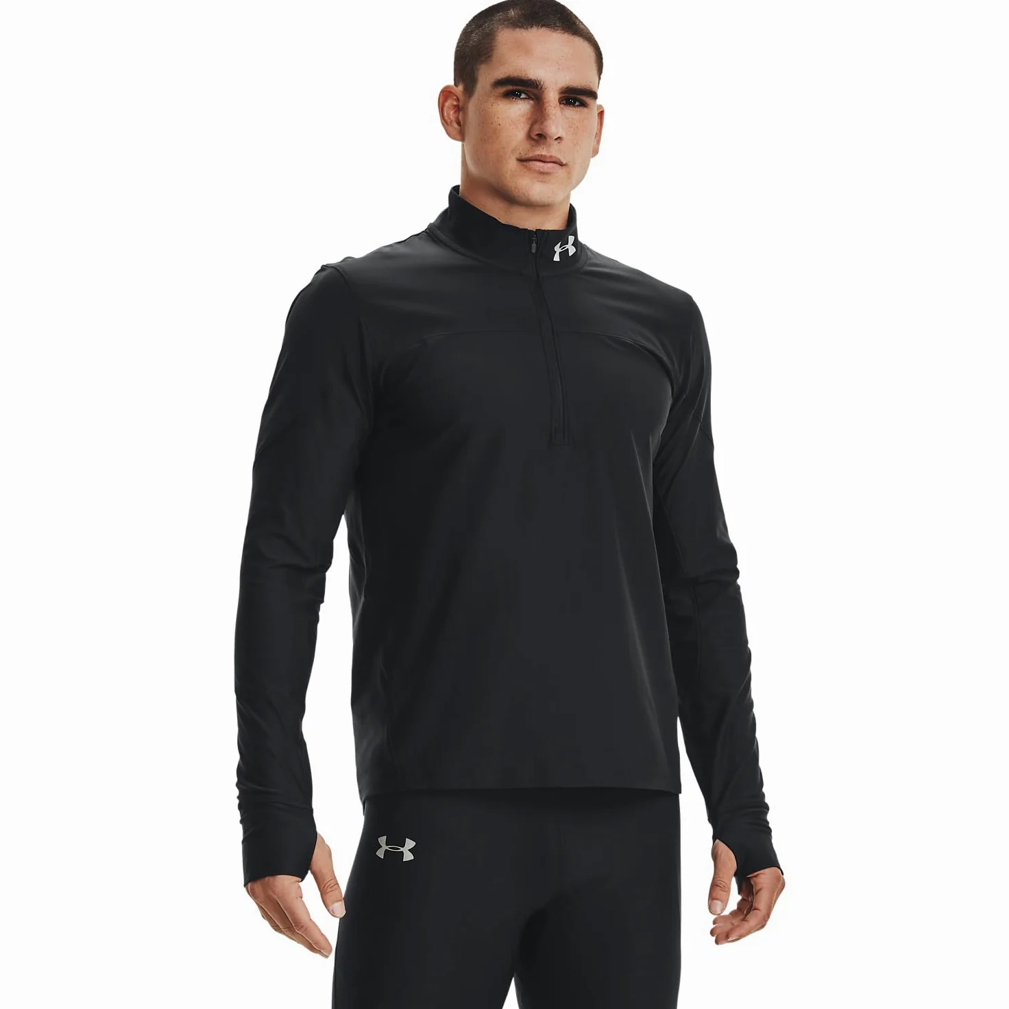 Under Armour Zamek błyskawiczny do połowy Mężczyźni Qualifier Hybrid Zamek Błyskawiczny 1/2