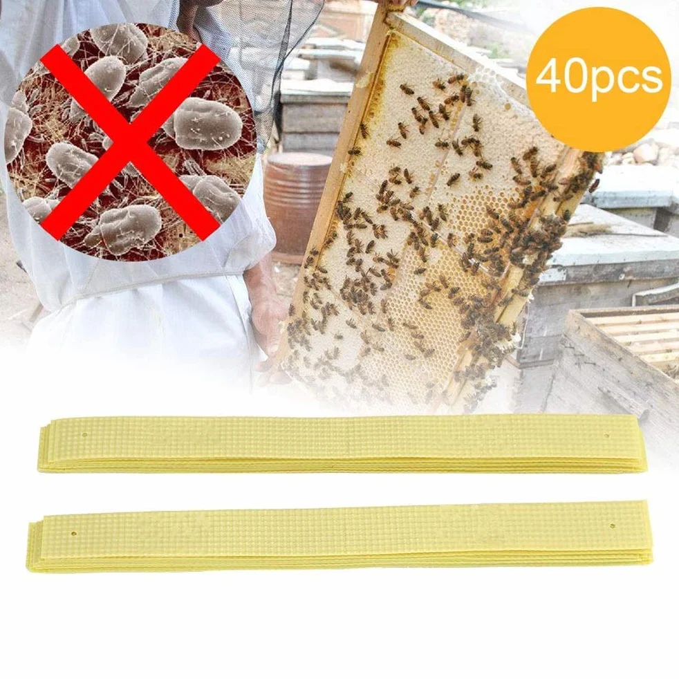 Manhao Fluvalinate paski 40 szt. Manhao Fluvalinate paski roztocza Varroa medycyna pszczelarska