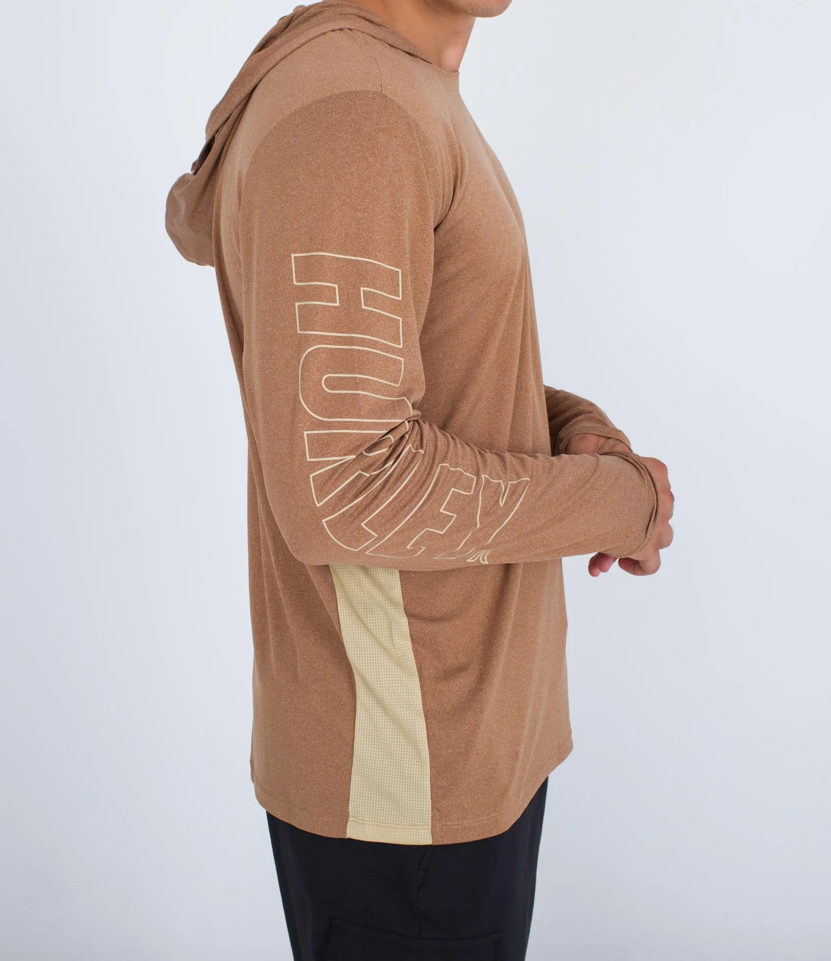 Hurley Rash Guard — koszulka Mężczyźni H2o-dri Atticus Ii Upf Ls Bluza Z Kapturem