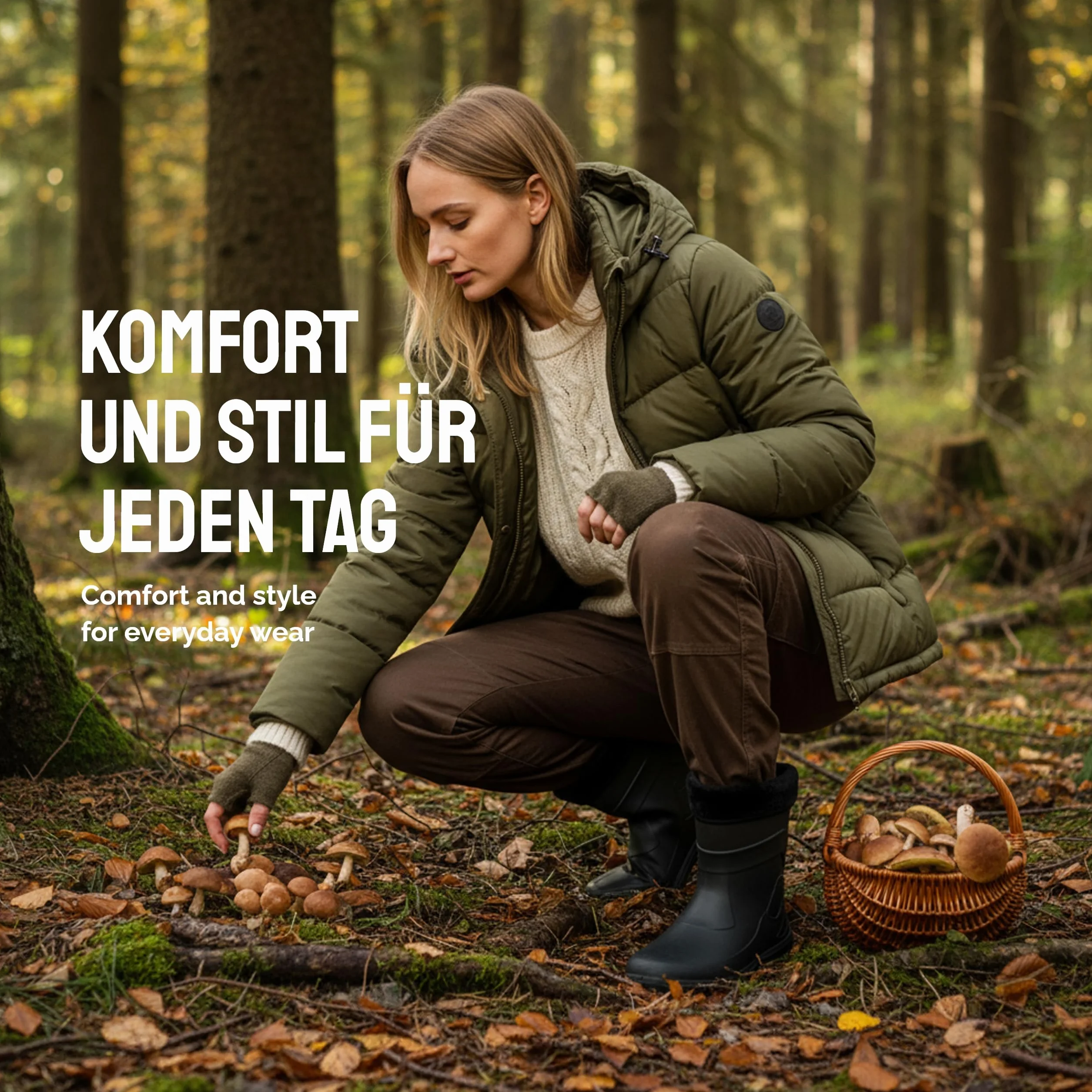 Kalosze Damskie Gumowe EVA Lekkie LA-800-2017