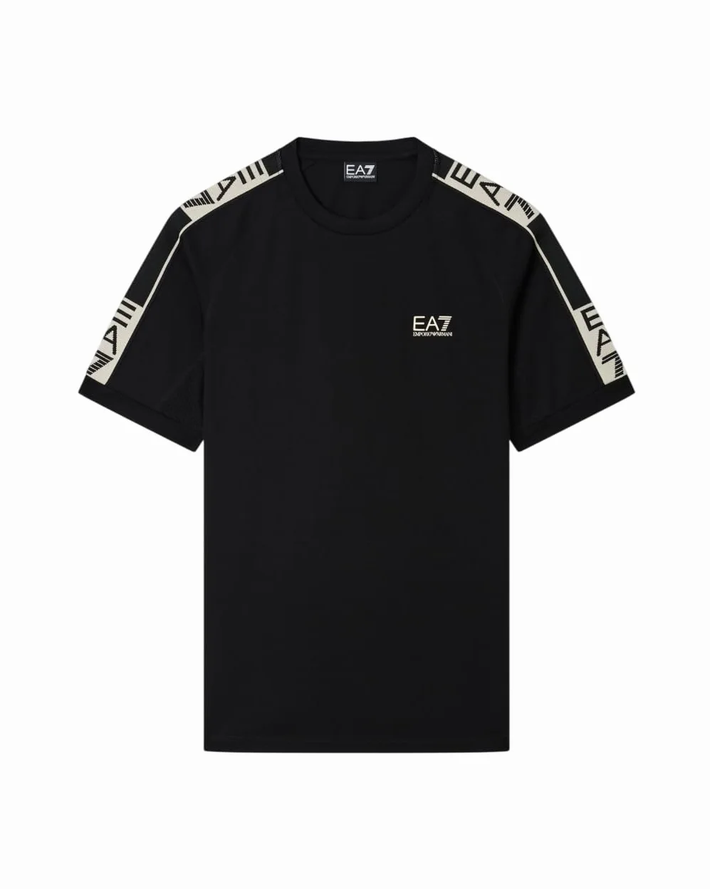 EA7 Emporio Armani męska koszulka graficzna z mieszanki wiskozy stretch 7M001395AF16724 8033919894899-3XL
