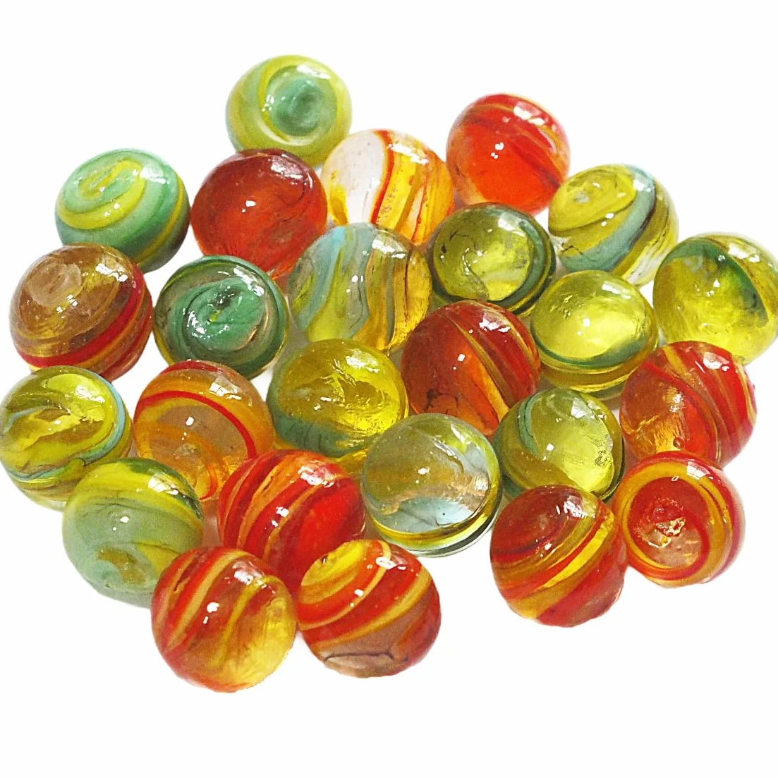 25 szklanych kulek - 16 mm kulki