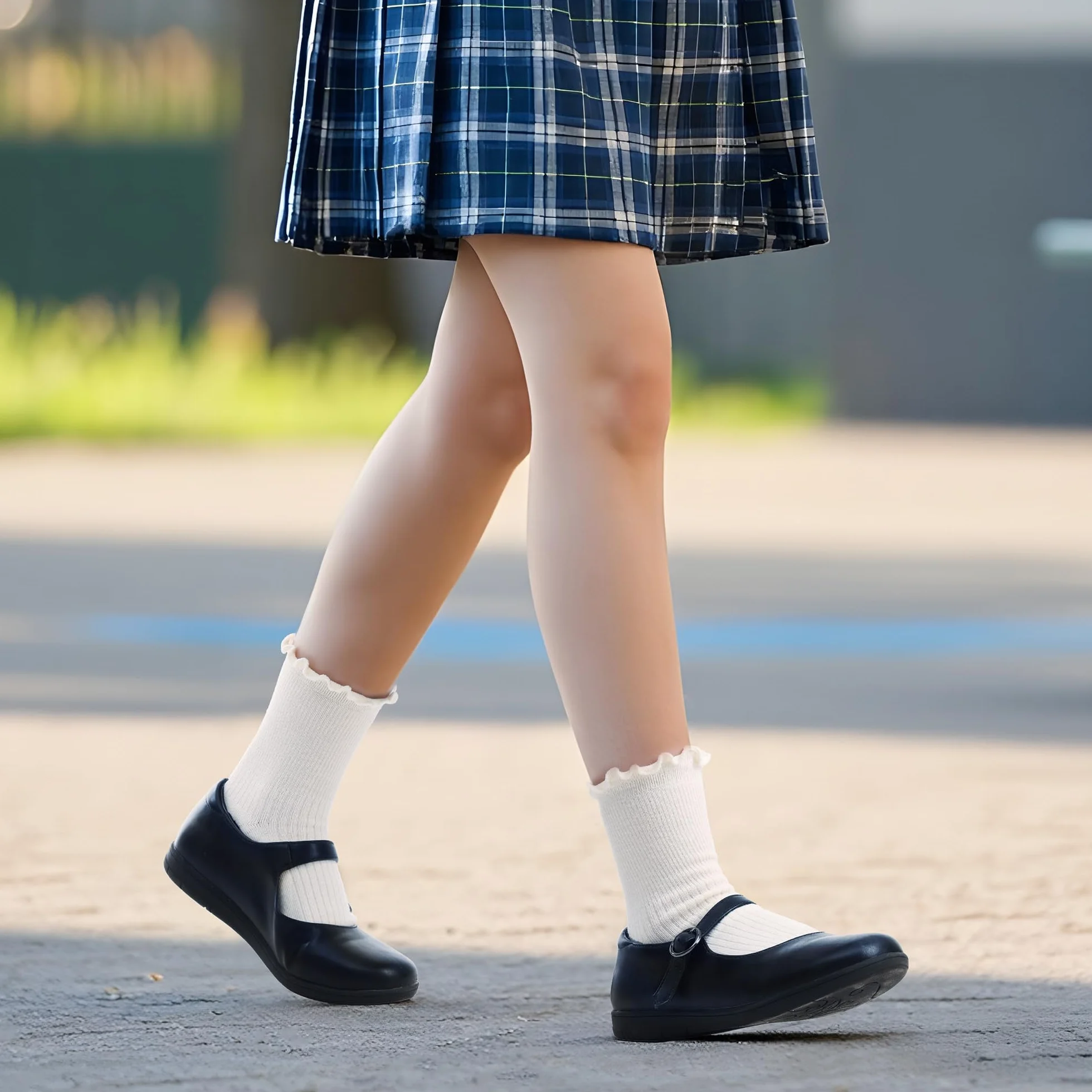 DREAM PAIRS Dziecięce buty szkolne dla dziewczynek mercedity tancerki Mary Jane Buty na przyjęcie Urodziny Buty do sukienki Antypoślizgowe KFL217