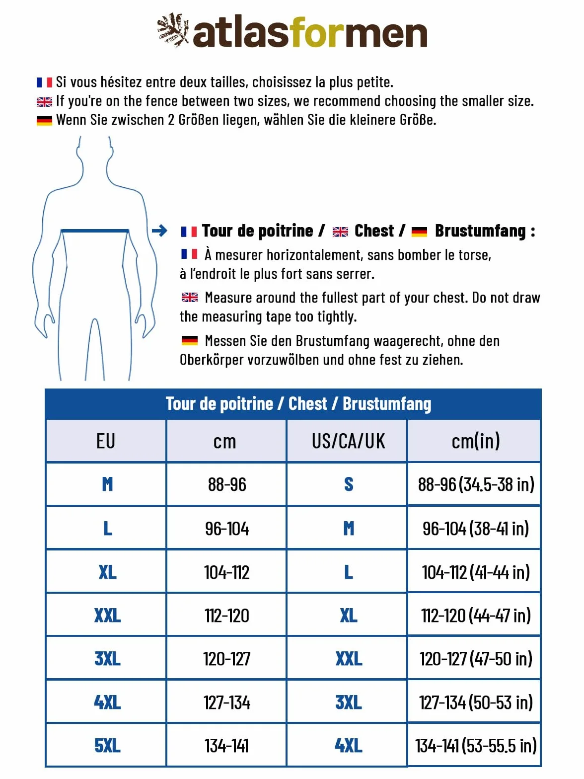 ATLAS FOR MEN - Zestaw 2 męskich swetrów z mikropolaru - Lekkie i miękkie - Dostępne w dużych rozmiarach od M do 5XL