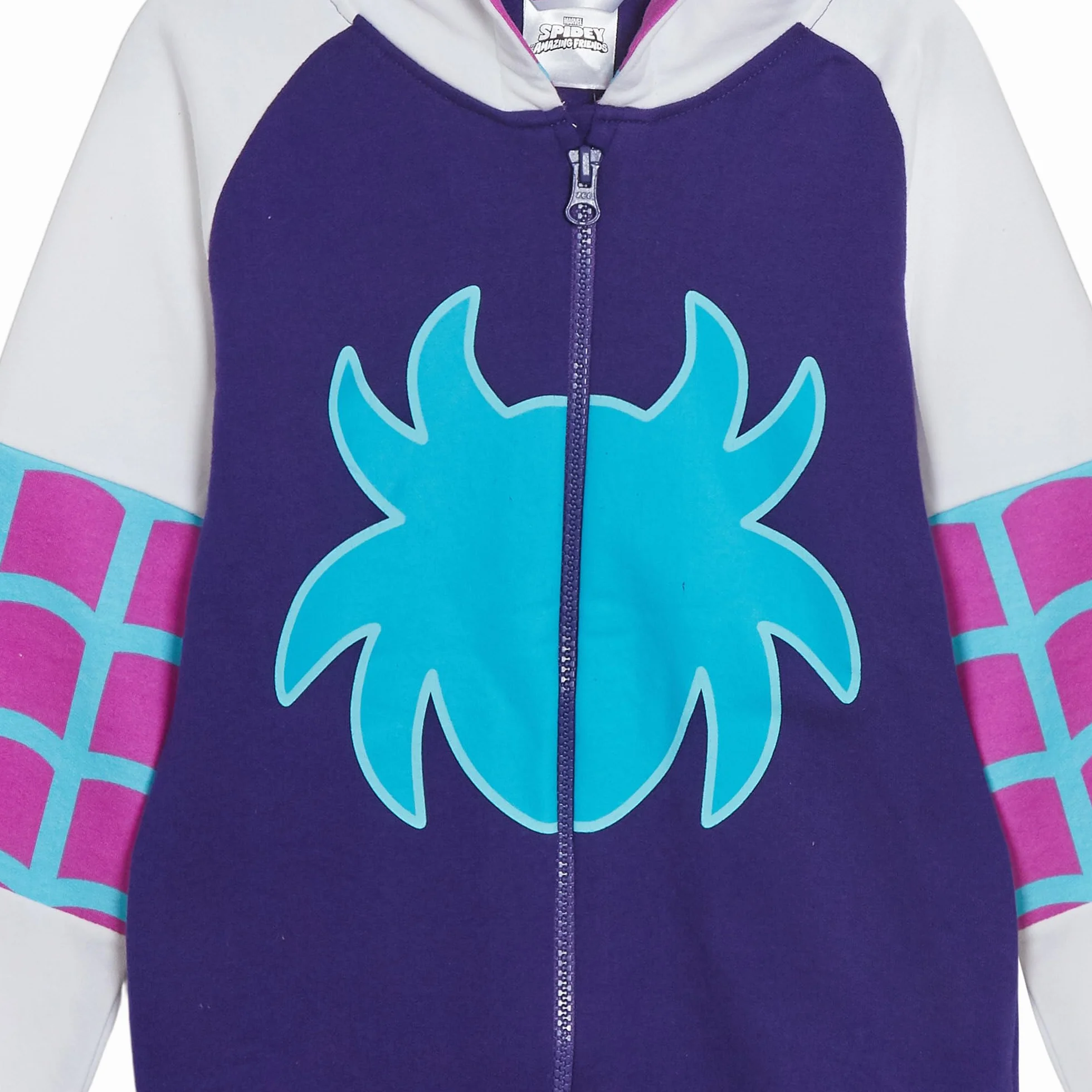 Dziecięca bluza z kapturem Spidey i jego niesamowici przyjaciele przebranie bluzy z kapturem kurtki zapinane na zamek Miles Morales Duch Pająk lub Spidey