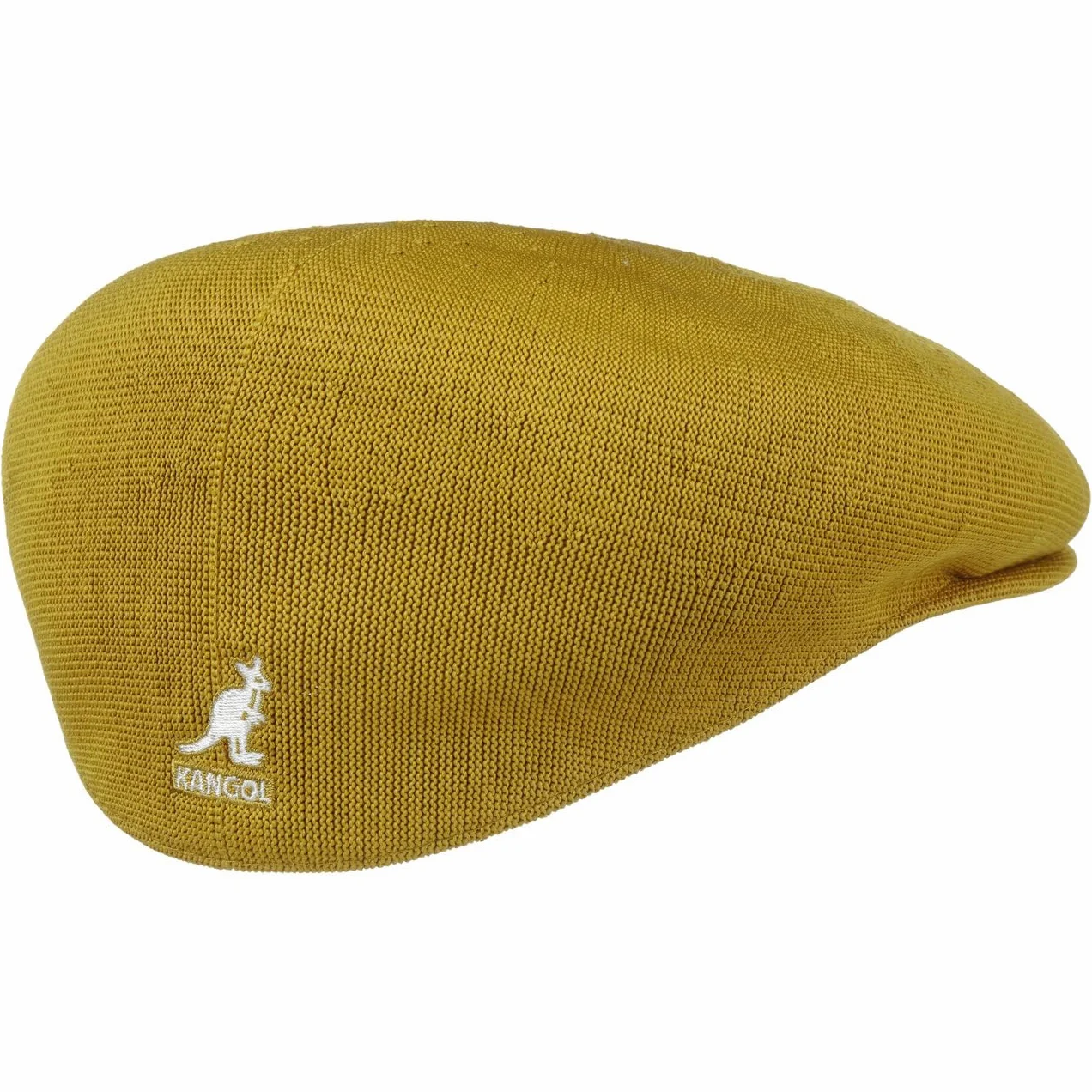 Kangol Tropic 504 płaska czapka damska / męska czapka letnia z daszkiem, całoroczna wiosna jesień zima - S (54-55 cm) żółta
