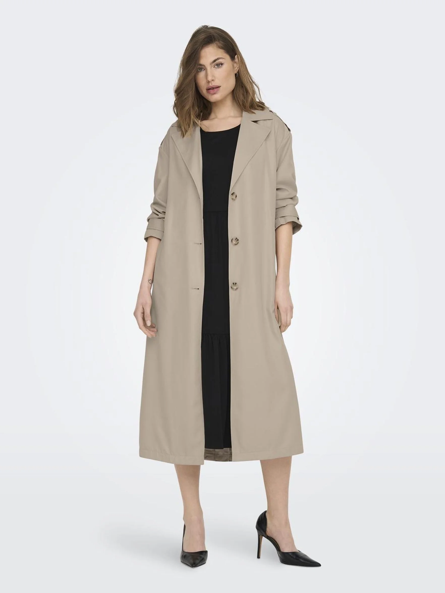 ONLY Kurtka Kobiety Onlline X-long Trenchcoat Cc Otw