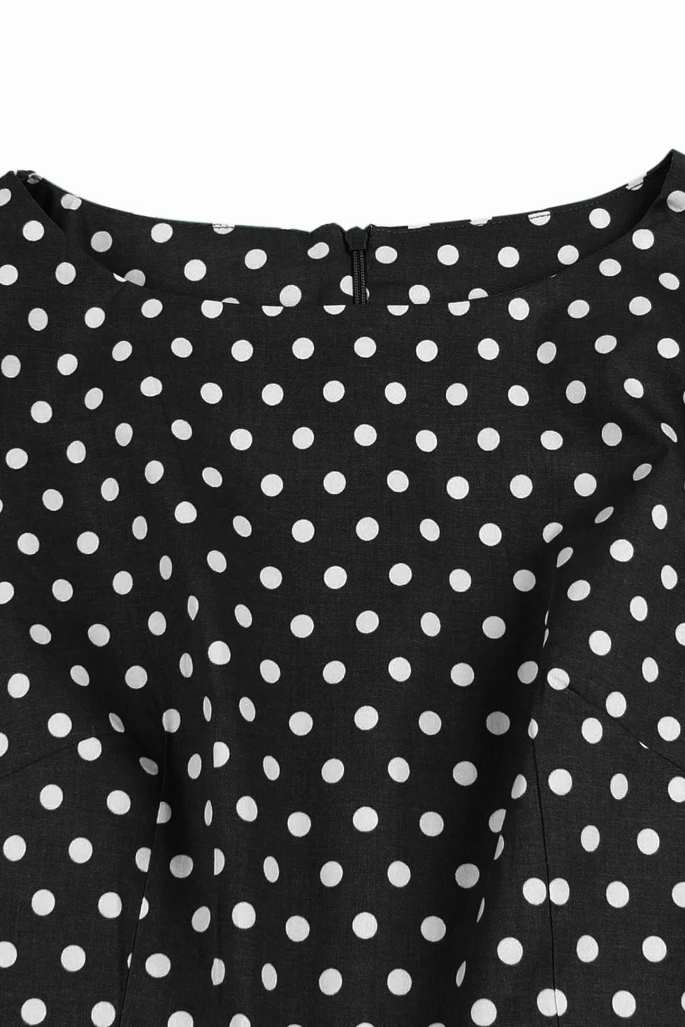 Axoe Sukienka damska w stylu lat 50., Audrey Hepburn, styl vintage, rockabilly, koktajlowa, na imprezę, w groszki