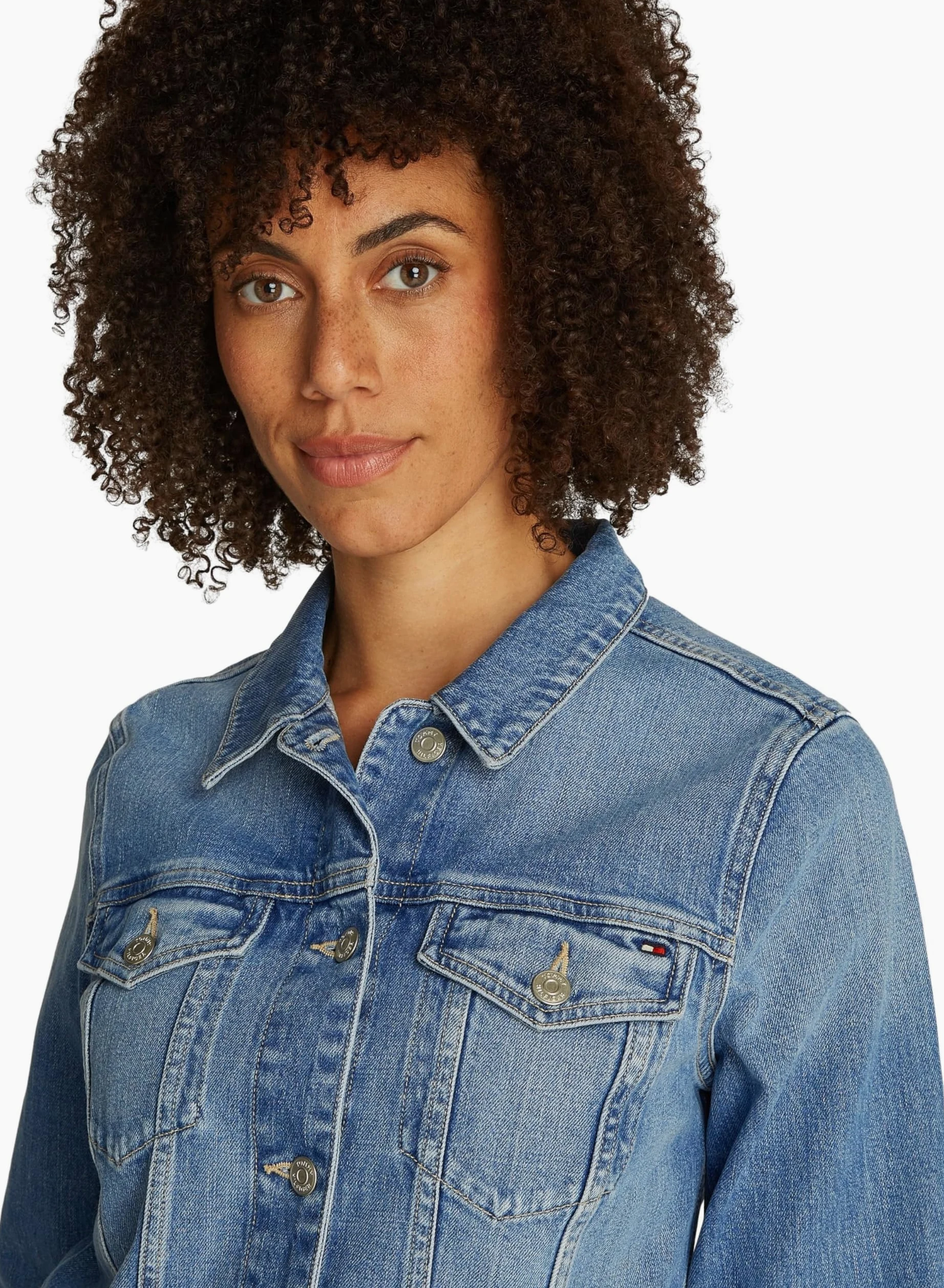 TOMMY HILFIGER DNM SLIM KURTKA UMA WW0WW44373 Kobiety Dnm Slim Jacket Uma Ww0ww44373
