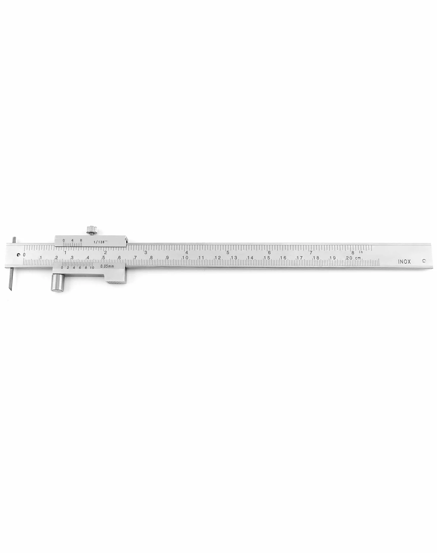QWORK® Suwmiarka 0-20 cm Narzędzia do znakowania ze stali nierdzewnej