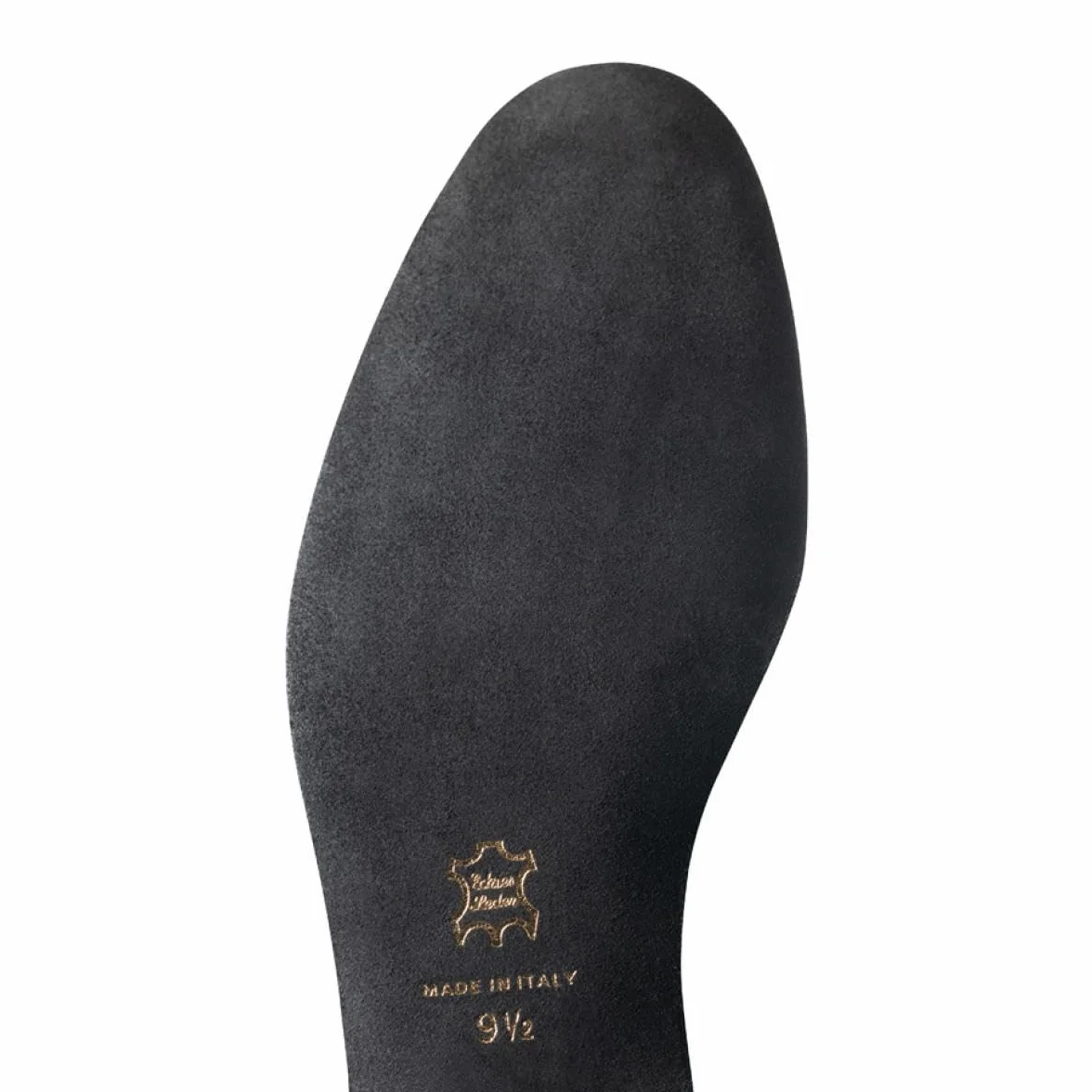 Werner Kern Męskie buty do tańca Parma 28065 - skóra welurowa czarne/szare - obcas klinowy 1,5 cm - podeszwa z zamszu - Made in Italy