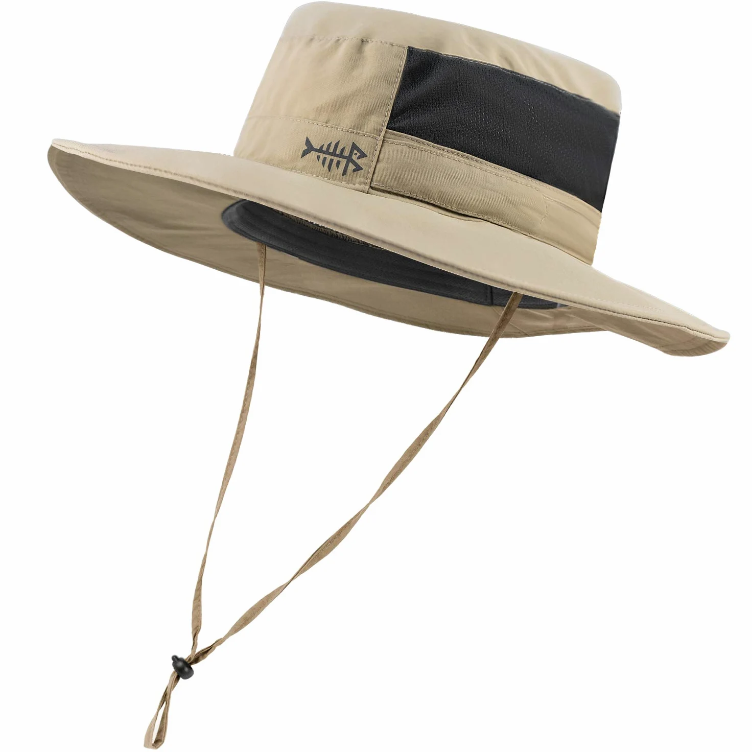 Bassdash UPF 50+ Sun Fishing Hat Wodoodporny z odpinaną klapką na szyję