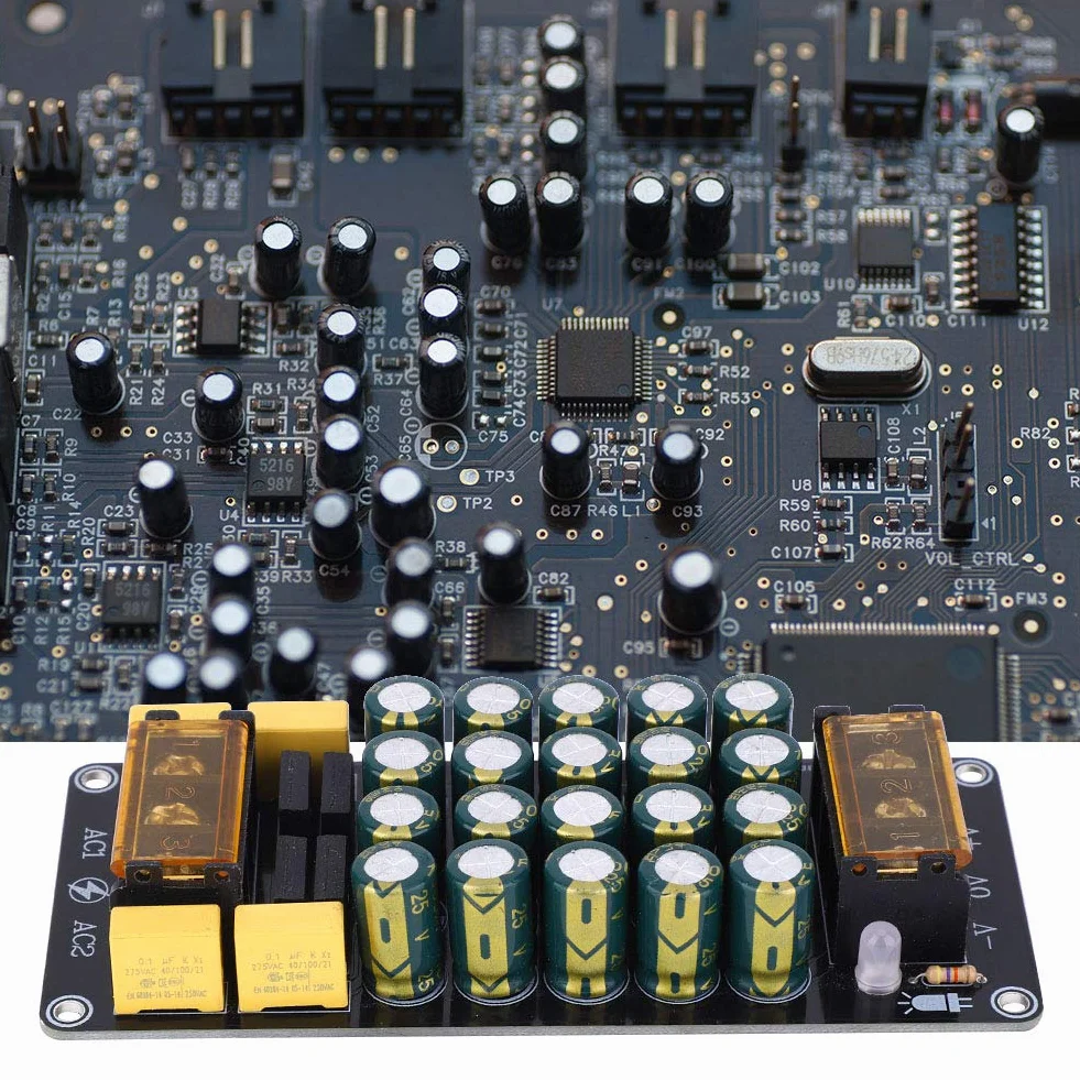 Prostownik, moduł Filtracji Prostownika, 1200 W 100 V 12 A, Podwójny Wzmacniacz Filtra Prostownika, Filtracja Rektyfikacyjna, Wzmacniacze Komponentów Audio