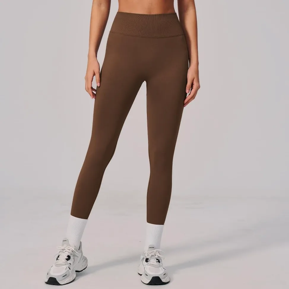 DYRBF damskie bezszwowe legginsy do jogi z wysokim stanem, kontrola brzucha, modelujące pośladki, rajstopy do biegania dla kobiet, na siłownię, trening, jazda na rowerze, taniec