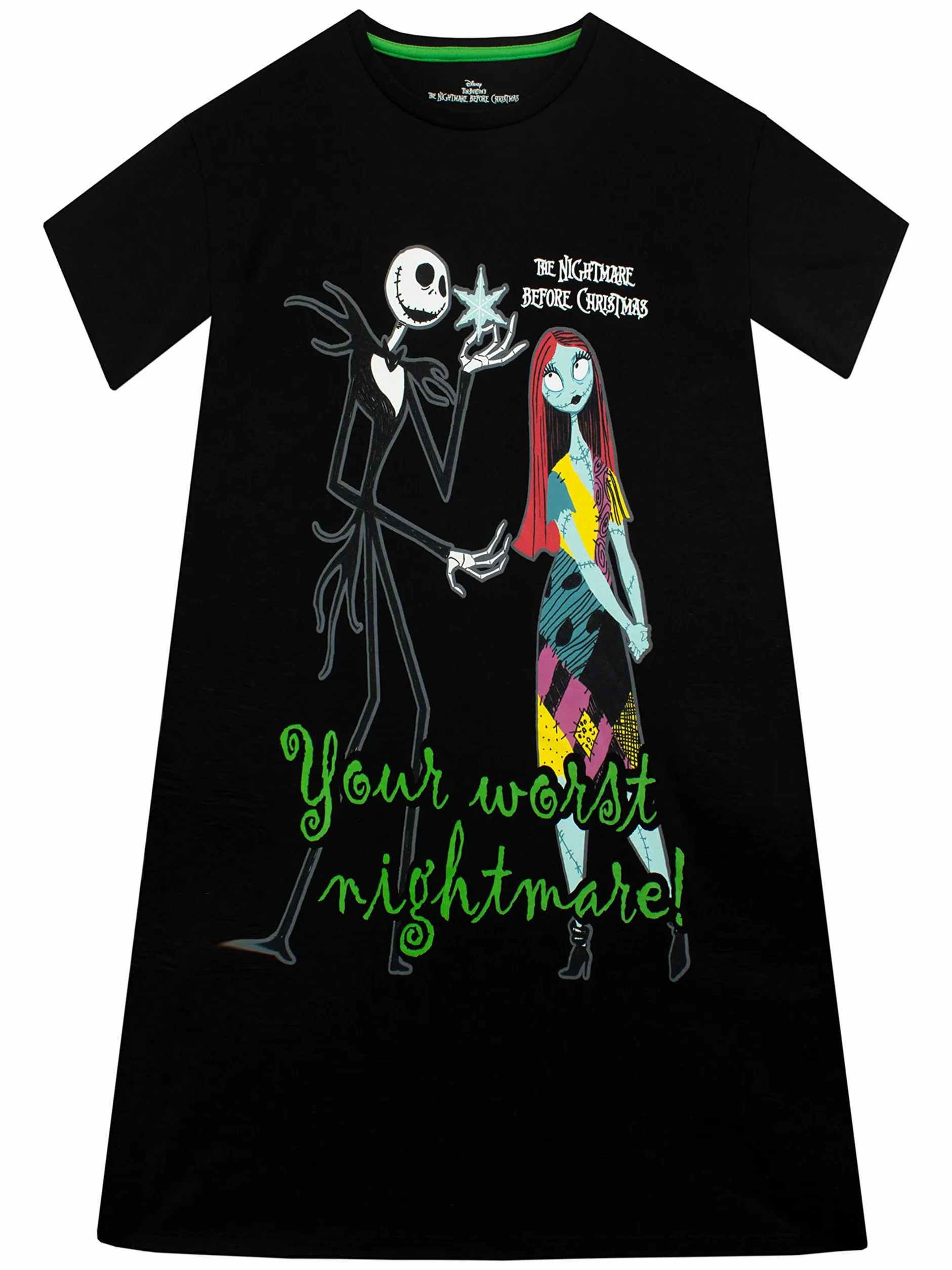 Disney Dziewczyny Koszula Nocna The Nightmare Before Christmas
