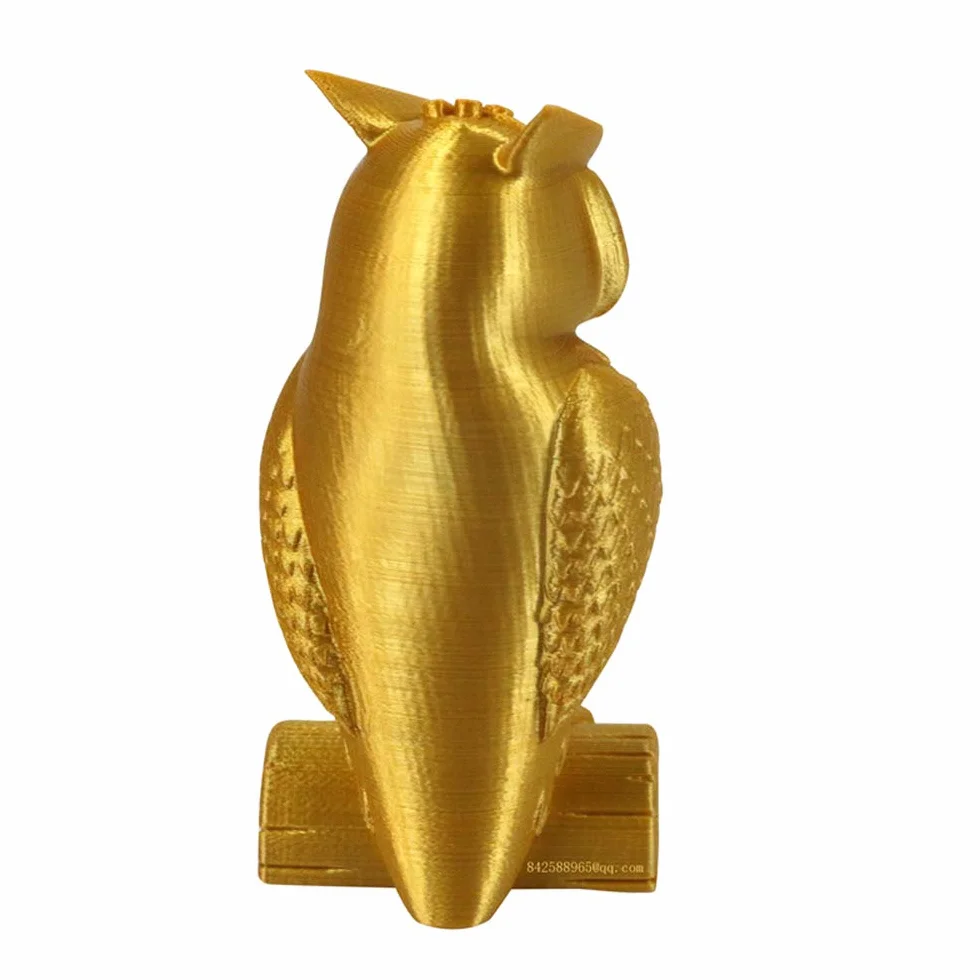 CC3D Jedwabny złoty filament PLA 1,75 mm 1kg do drukarki 3D jedwabiście błyszczący Błyszczący metalowe materiały drukarskie Materiały do druku Filamenty do druku 3D