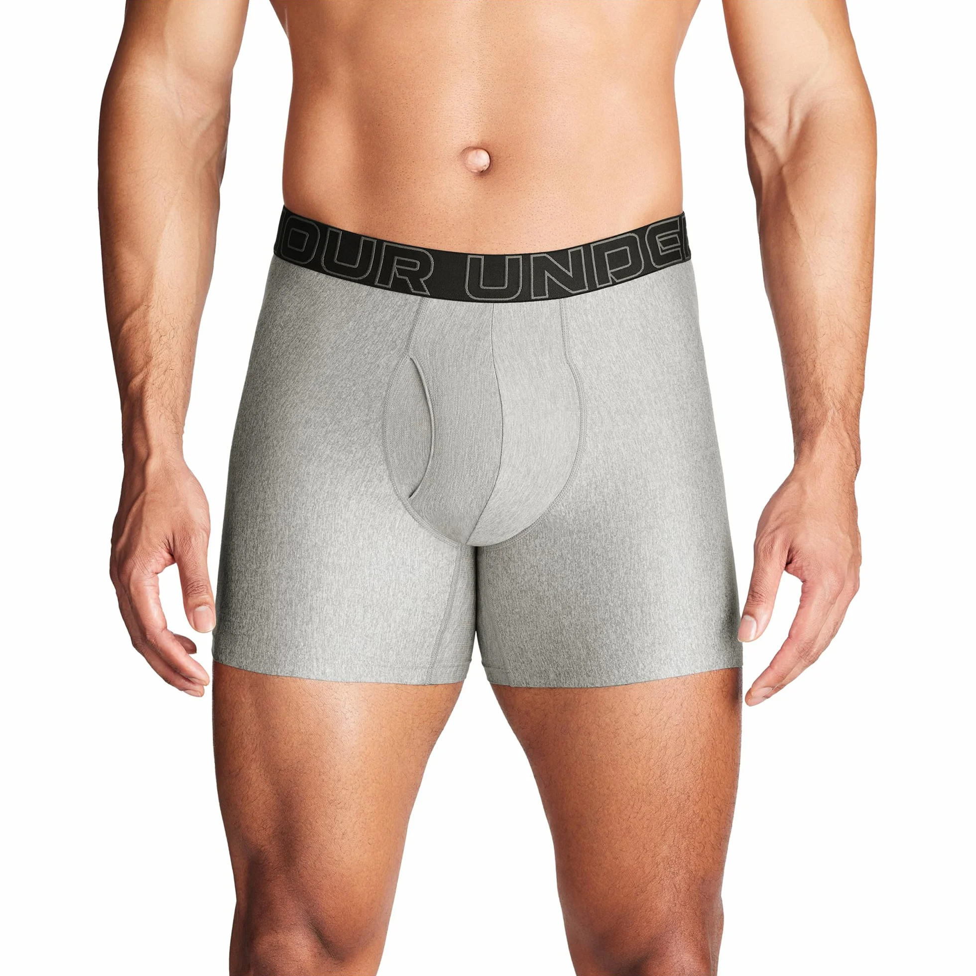 Under Armour Bielizna męska 15 cm Performance Tech Boxerjock - 3-pak, Czarny/ciemnoszary/szary, L