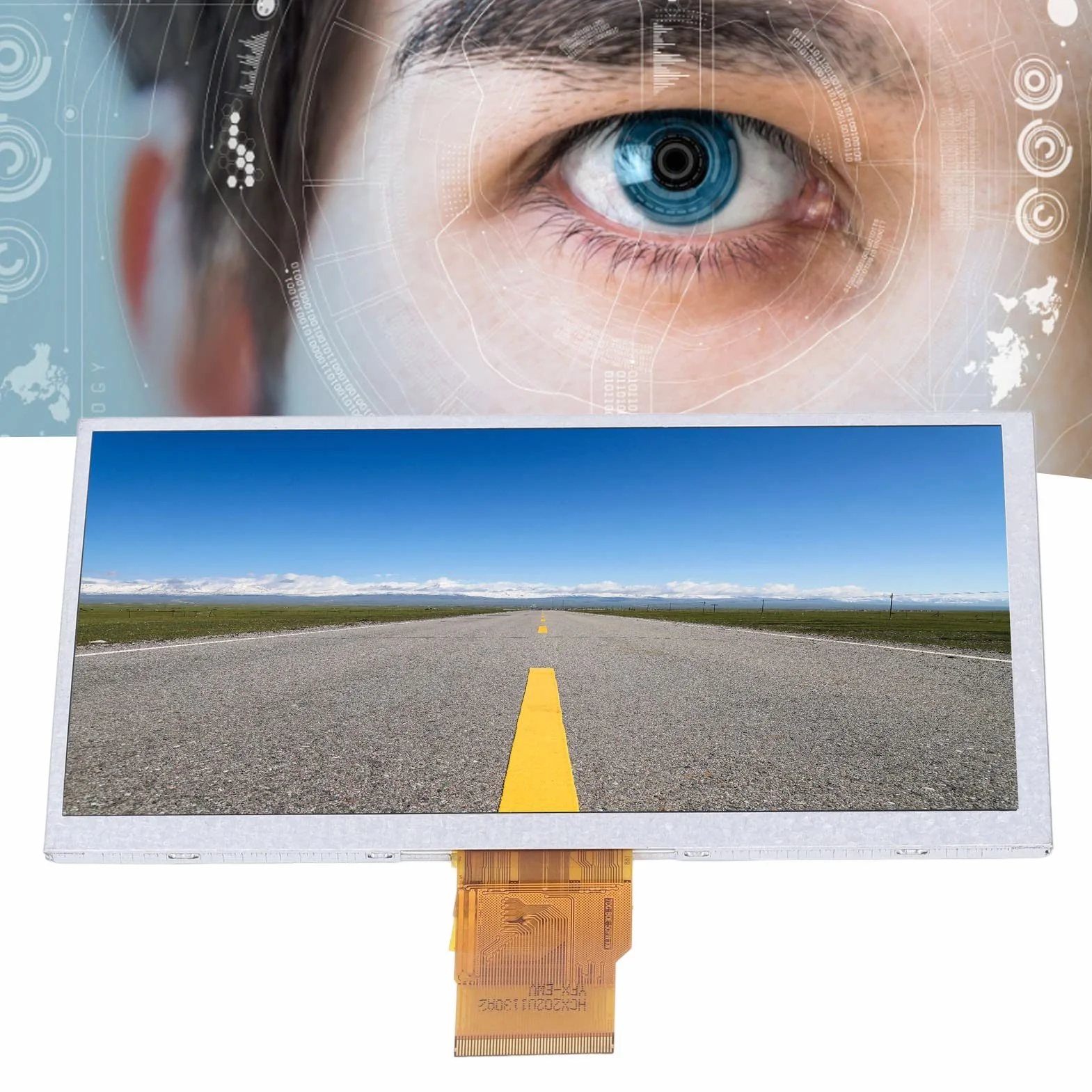 Ekran 7", ekran dotykowy 7", pojemnościowy ekran dotykowy HD 1024 x 600, 50-pinowy zamiennik kolorowego ekranu RGB do wyświetlaczy graficznych LCD