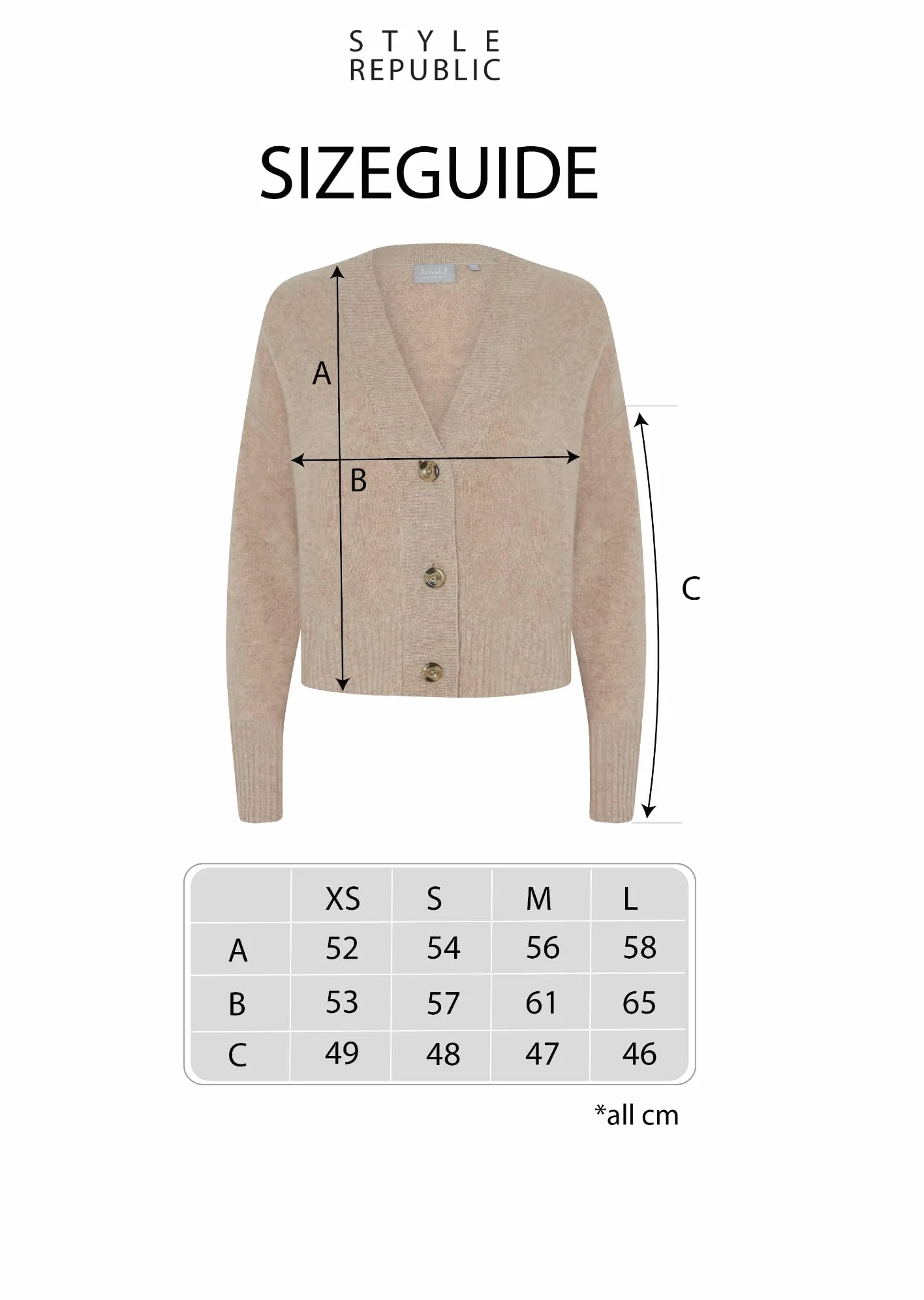 Style & Republic Damski kardigan kaszmirowy z dekoltem w serek, w 100% z kaszmiru – Twój przytulny kardigan premium z długim rękawem na stylowe chwile jesienne i zimowe