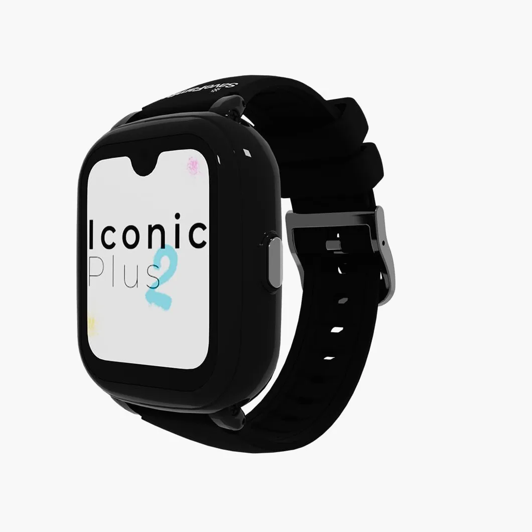 SaveFamily Iconic Plus 2 Inteligentny zegarek dla dzieci z GPS, połączeniami wideo, AI, SOS