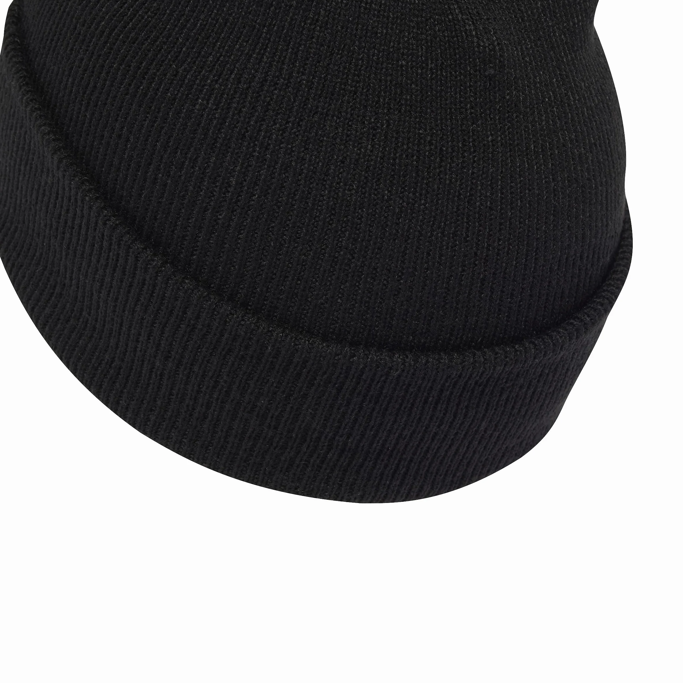 adidas Uniseks New Logo Beanie Cuff Hat, Black/White, XXS-XS