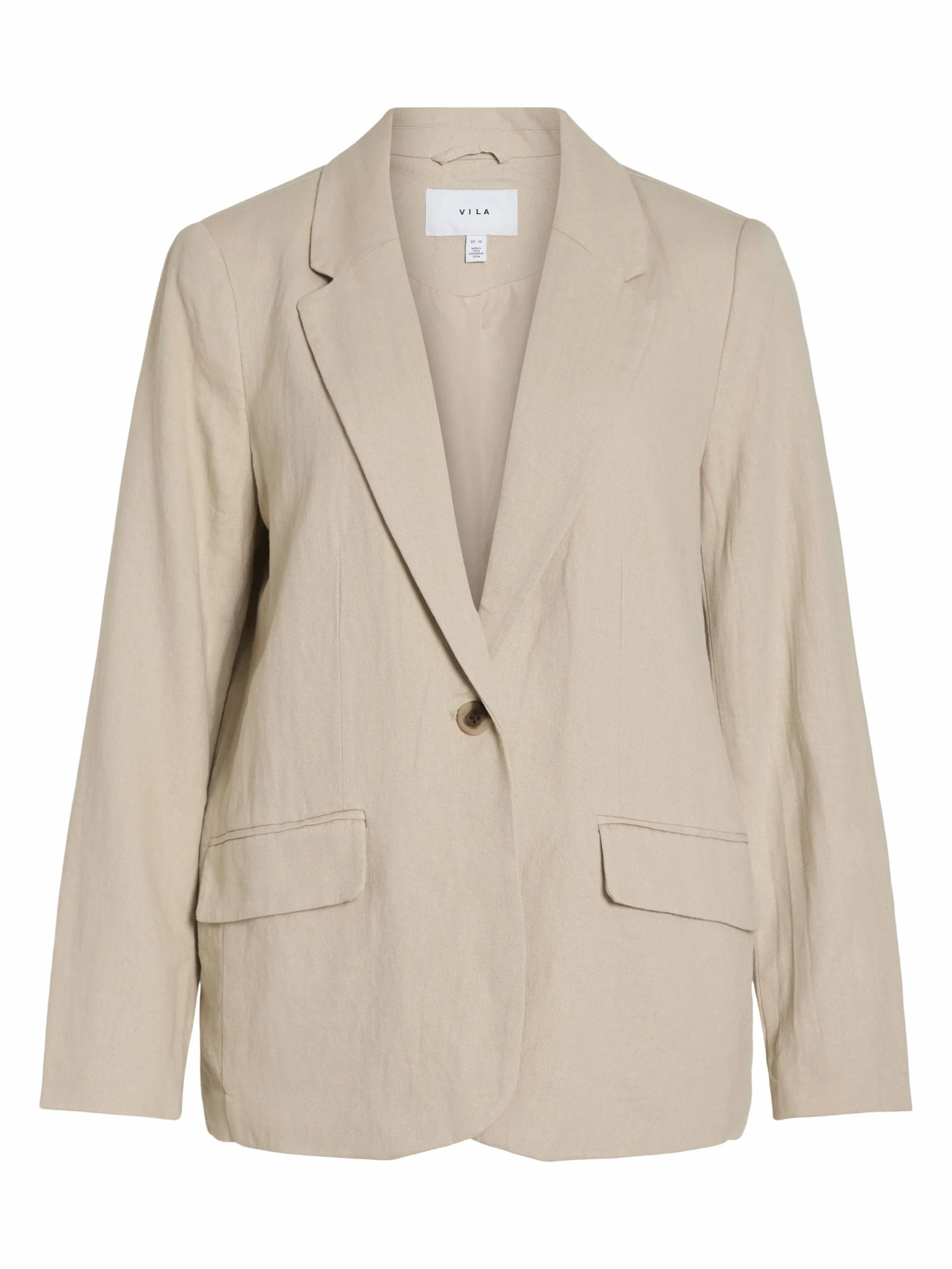 Vila Blezerek Kobiety Vijolanda L/S Blazer - Noos