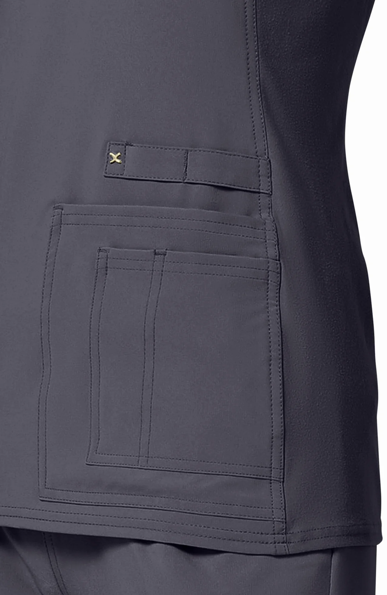 Cherokee Damski top medyczny z dzianiny Iflex z dekoltem w serek - CK605