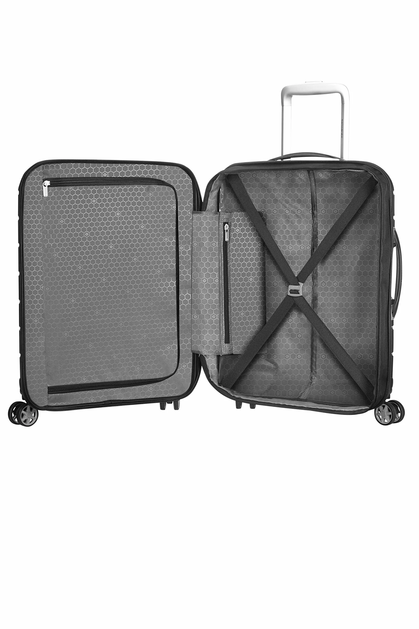 Samsonite Flux Spinner S 55 cm 37L Rozszerzalny Bagaż Podręczny Czarny