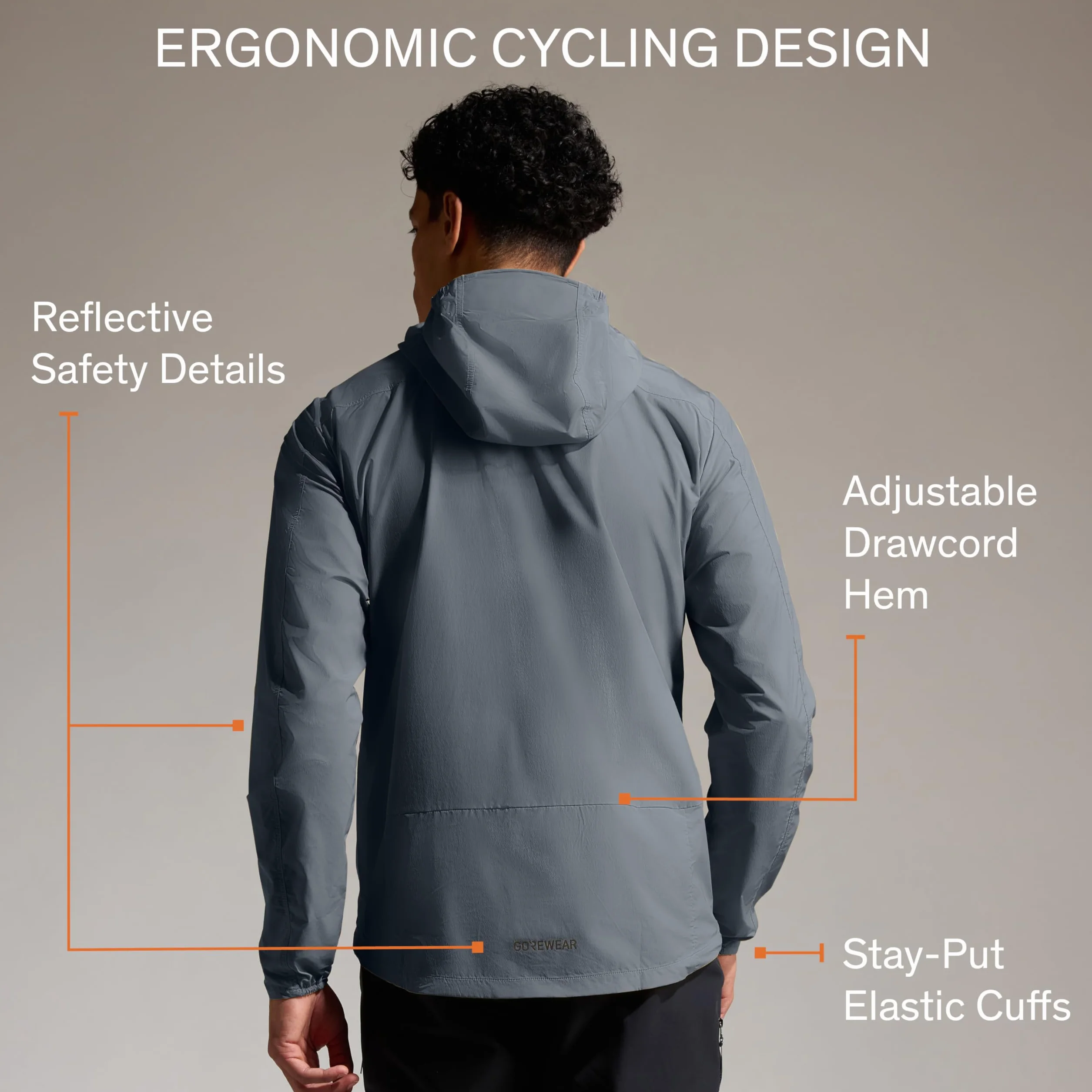 GORE WEAR Kurtka Mężczyźni Fernflow Windbreaker Mit Kapuze Herren