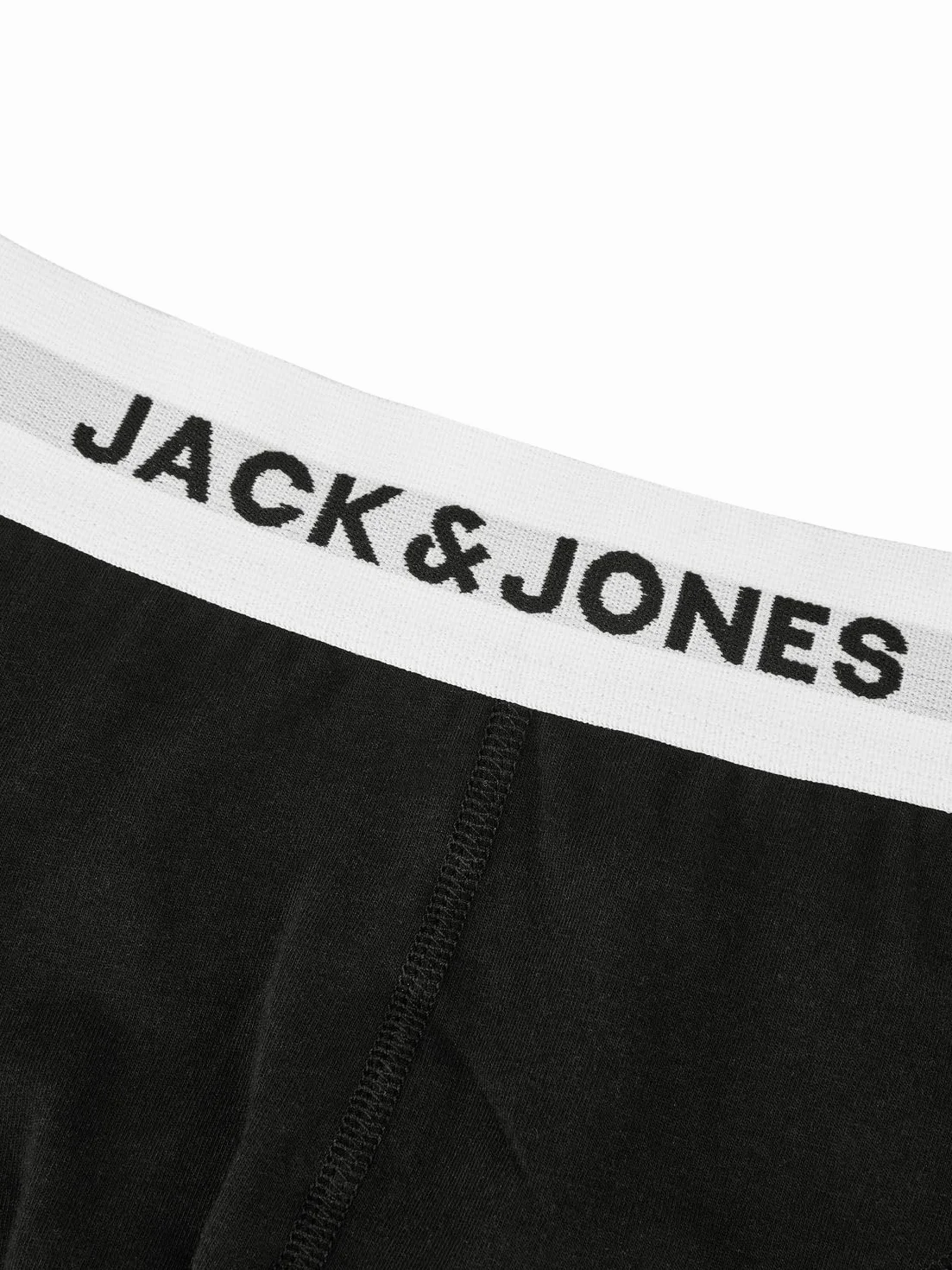 JACK & JONES Bokserki męskie, 10 sztuk, bawełna, basic, bokserki, bielizna retro, zestaw bokserek, czarne białe, S M L XL XXL 3XL