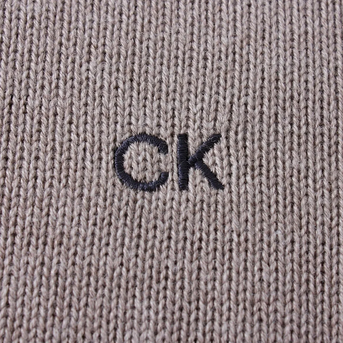 Calvin Klein Sweter meski 2025 Campus 1/2 Zip All Season Easy Care
