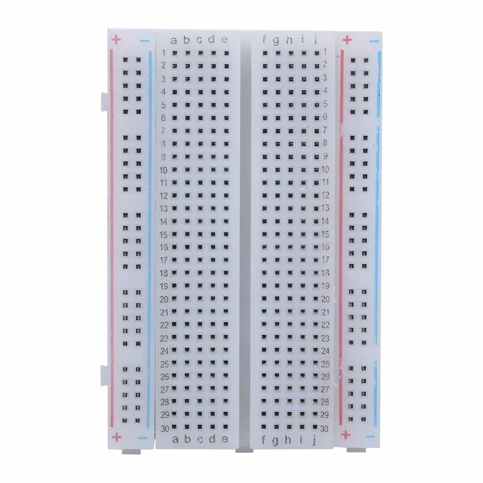 Płytka prototypowa wielokrotnego użytku, PCB 85 × 55 mm / 3,3 × 2,2 cala 400-punktowa płytka drukowana bez lutowania