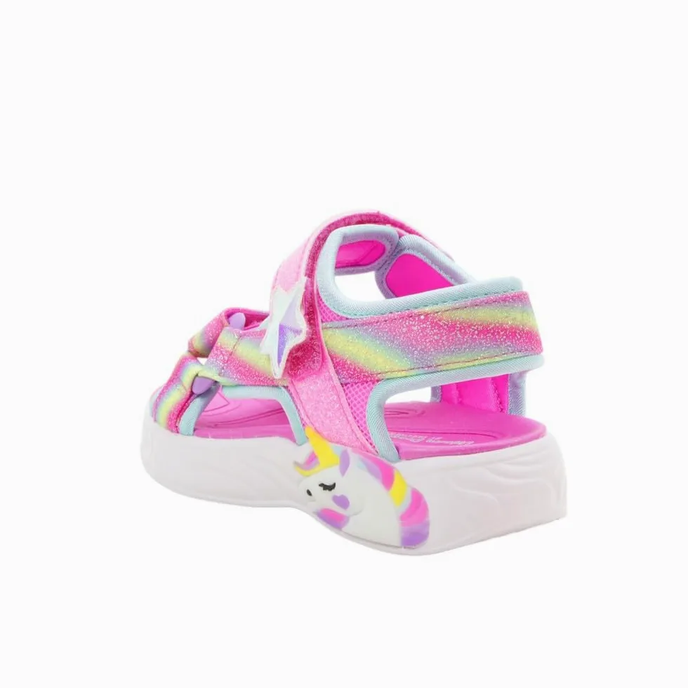 Skechers Dziewczynki 303107l PkmtSandał płaski